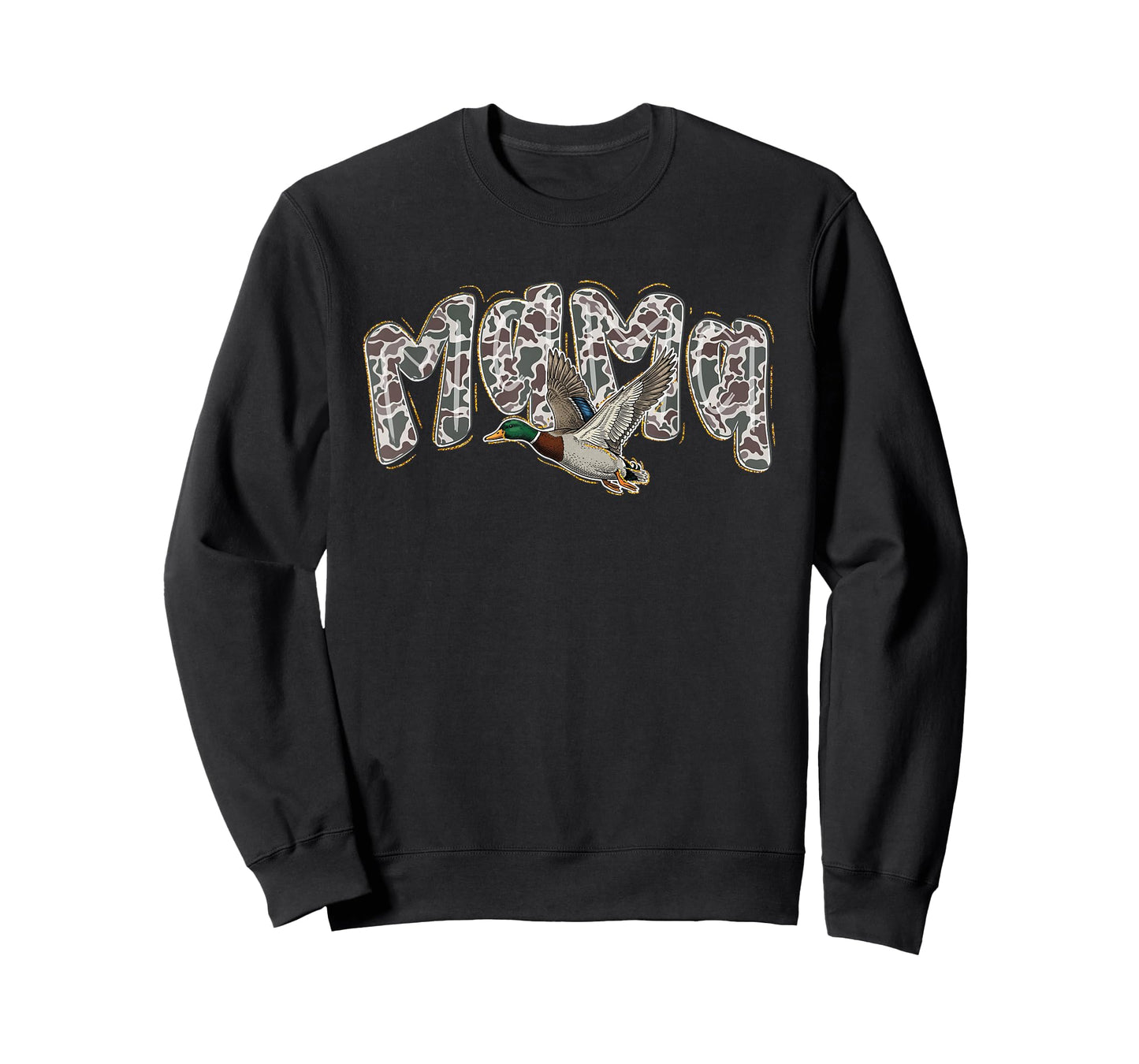 Mama Hunting Mallard Duck Camouflage Mothers Day Camo Women T-Shirt