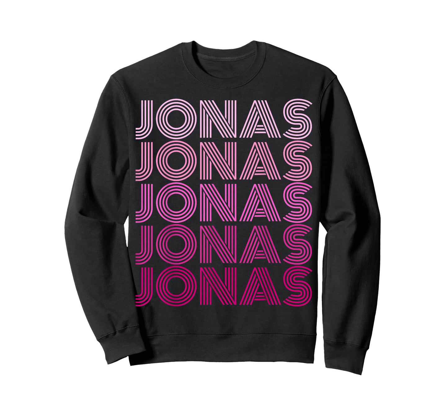 Retro Jonas First Name I Love Jonas 80's Vintage Birthday T-Shirt