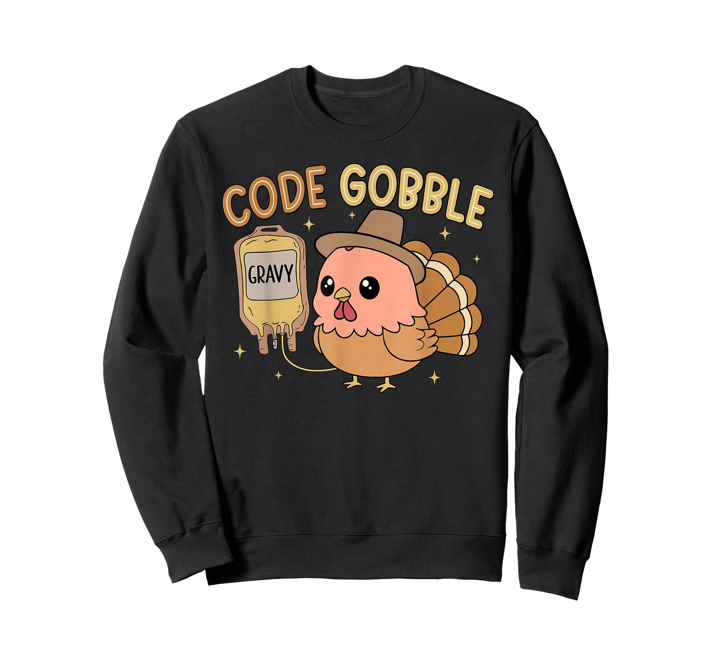 Thanksgiving Nurse Code Gobble Funny RN CNA Medical Team T-Shirt