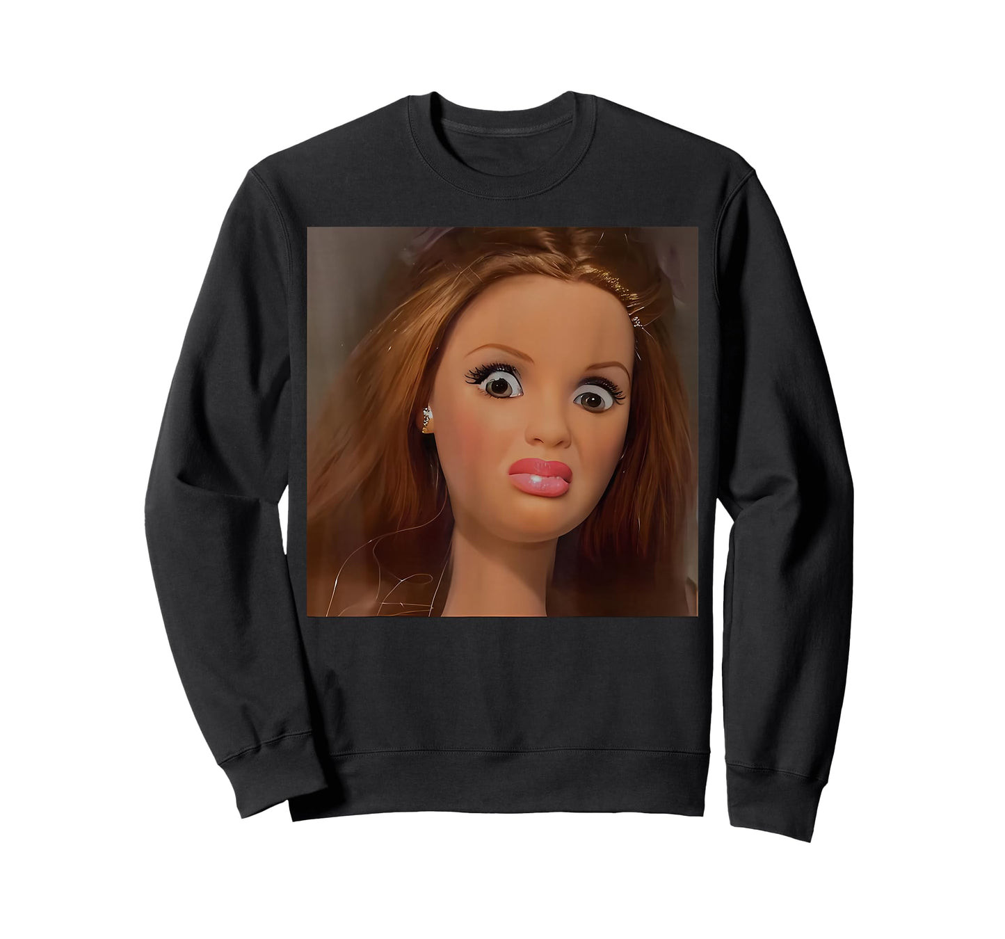 Funny Disgusting Doll Face Meme T-Shirt