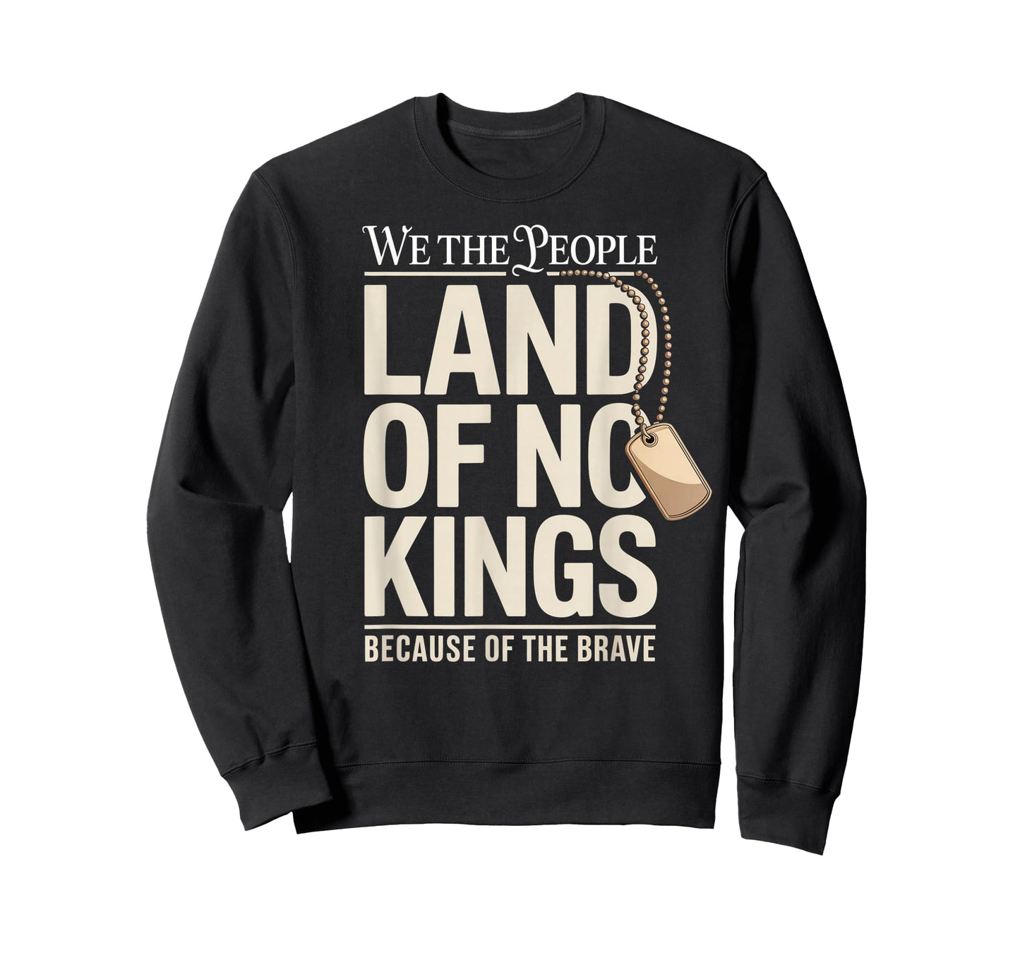 America Vintage No Kings Day Because of The Brave T-Shirt