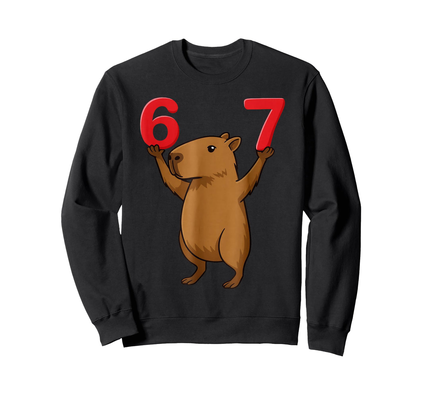 Capybara 67 Meme Six Seven Funny T-Shirt