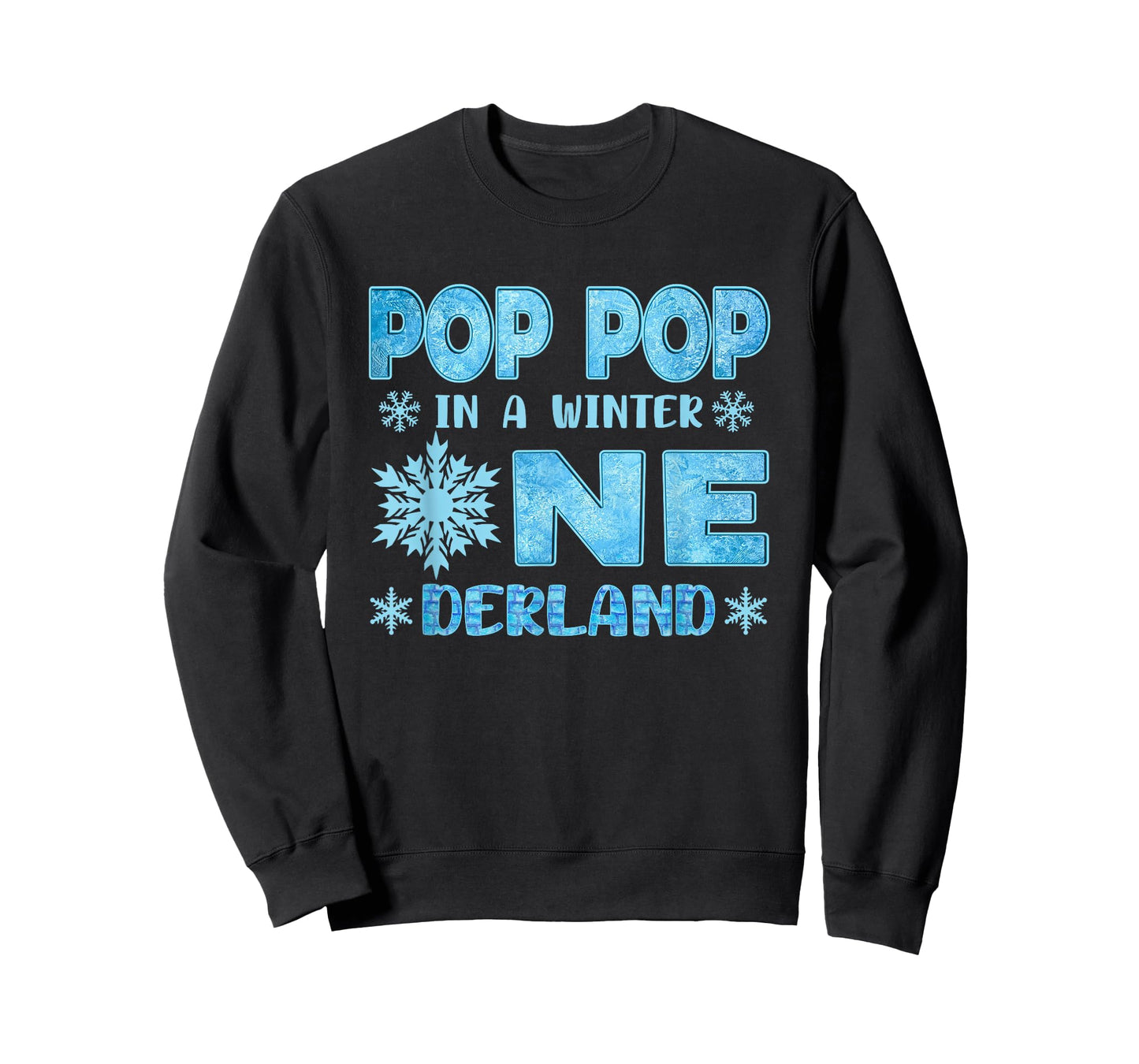 Pop Pop in A Winter Onederland Bday Girl Sweet Snowflake T-Shirt