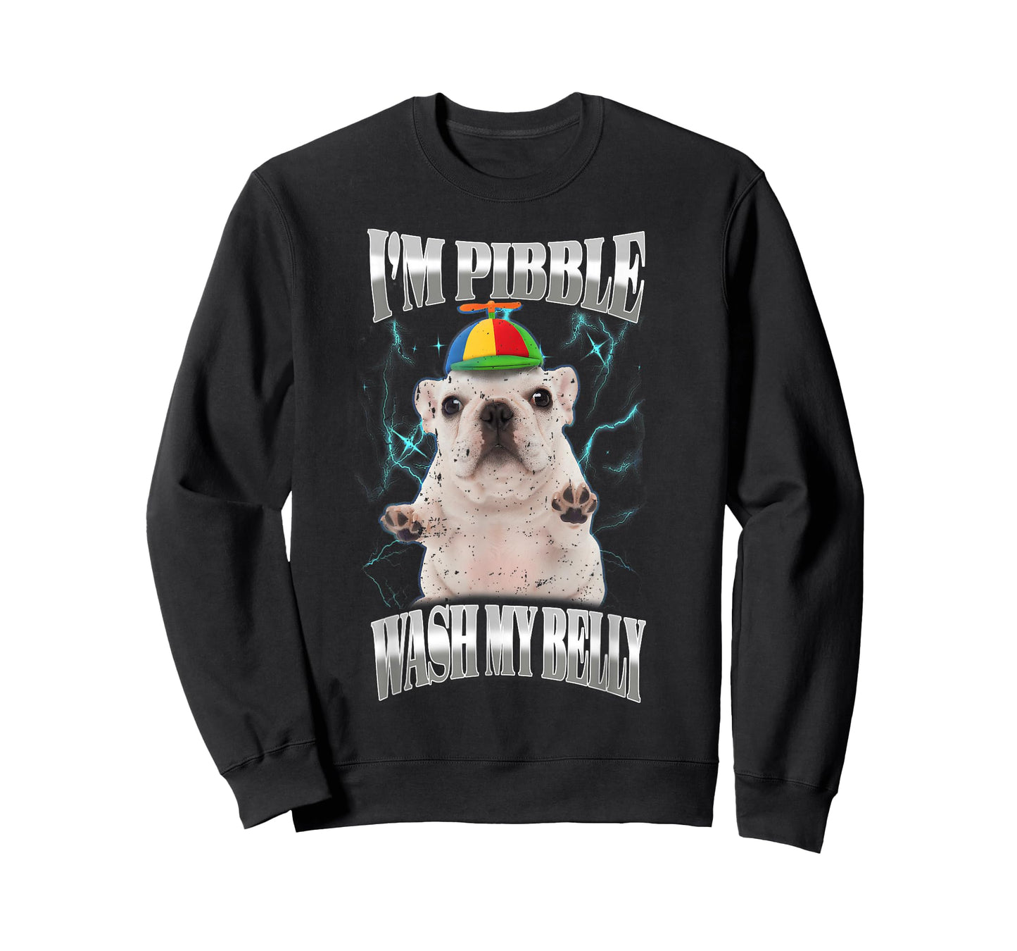 I Am Pibble Wash My Belly Funny Dog Clean My Belly Meme T-Shirt