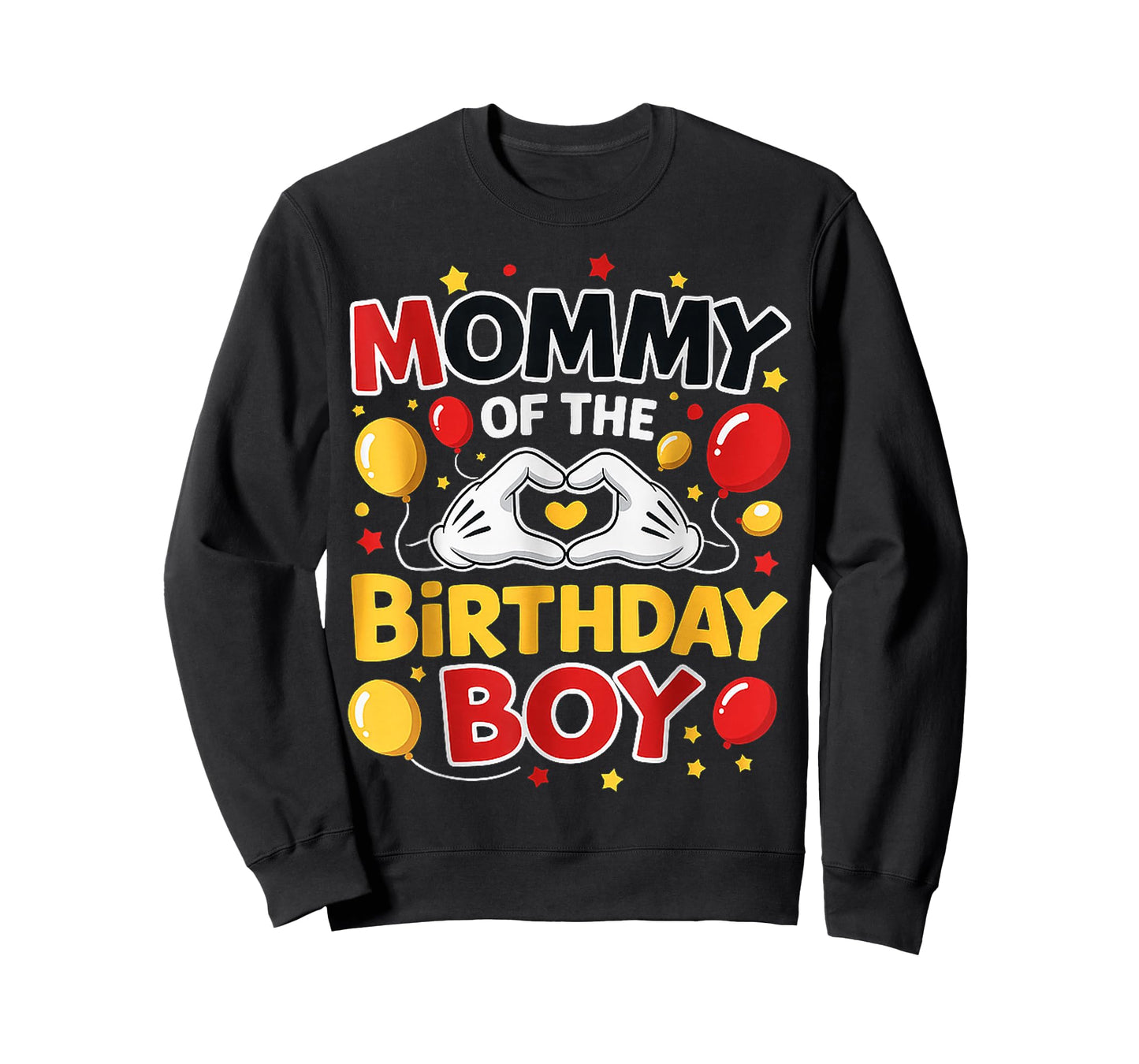 Mommy of The Birthday Boy Family Party Birthday T-Shirt