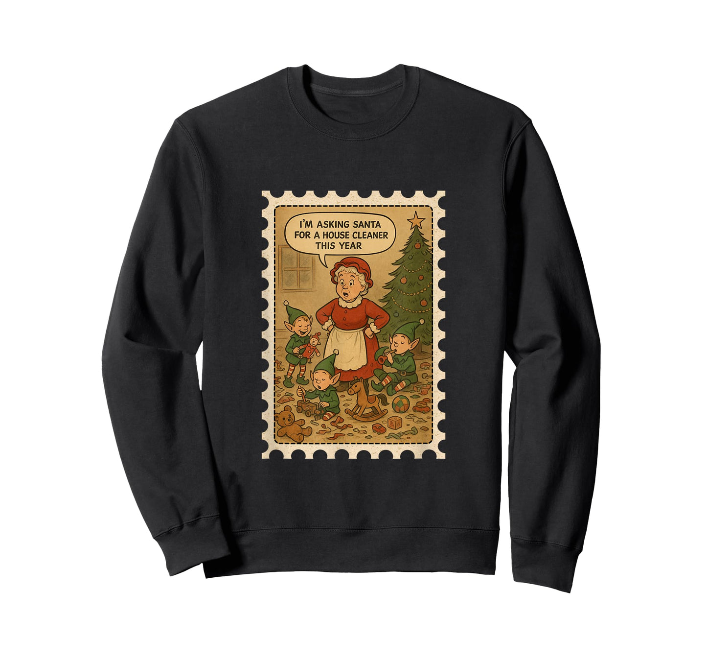 Messy Elves Christmas T-Shirt