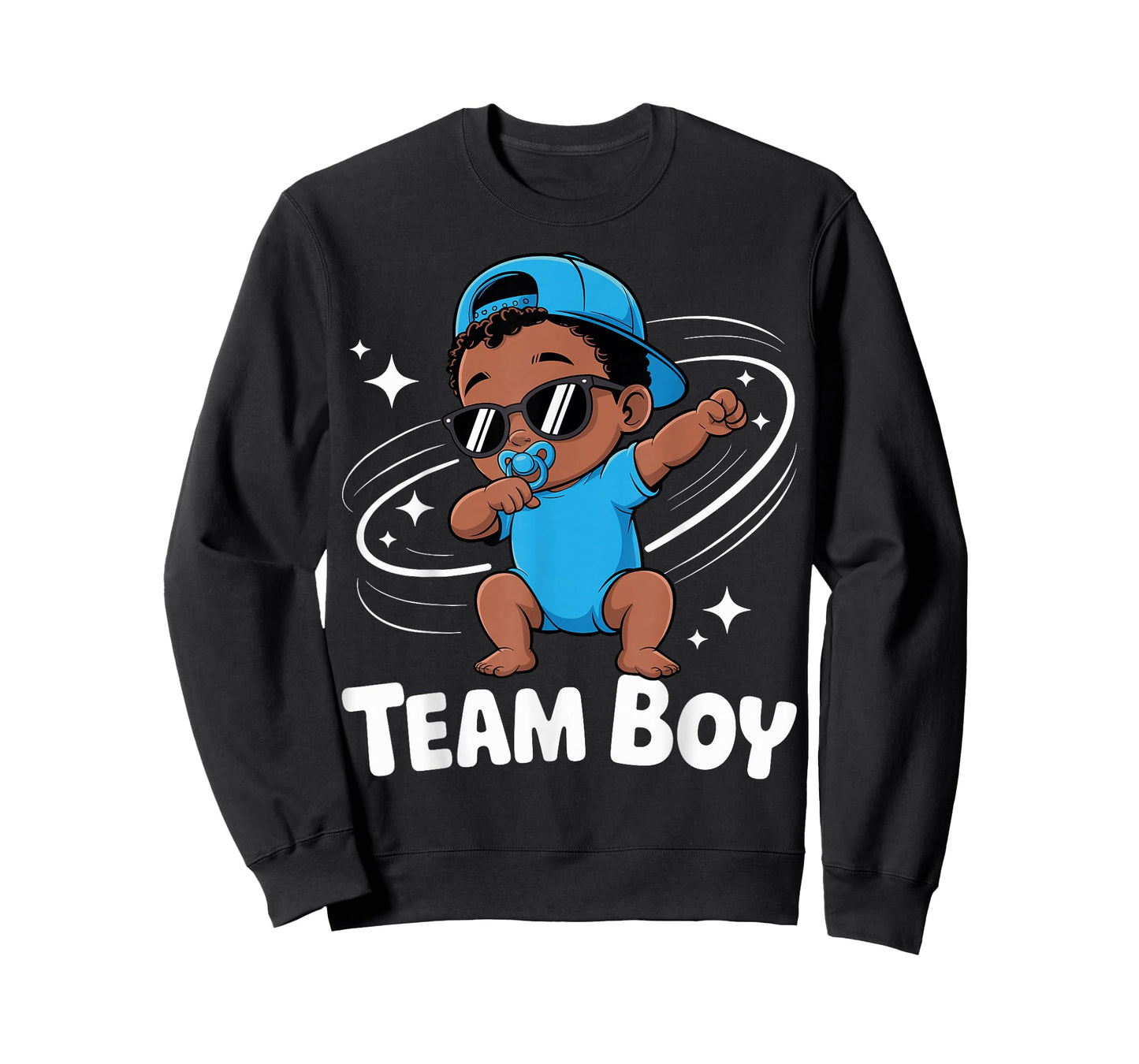 Team Boy Baby Announcement Gender Reveal Family Party T-Shirt