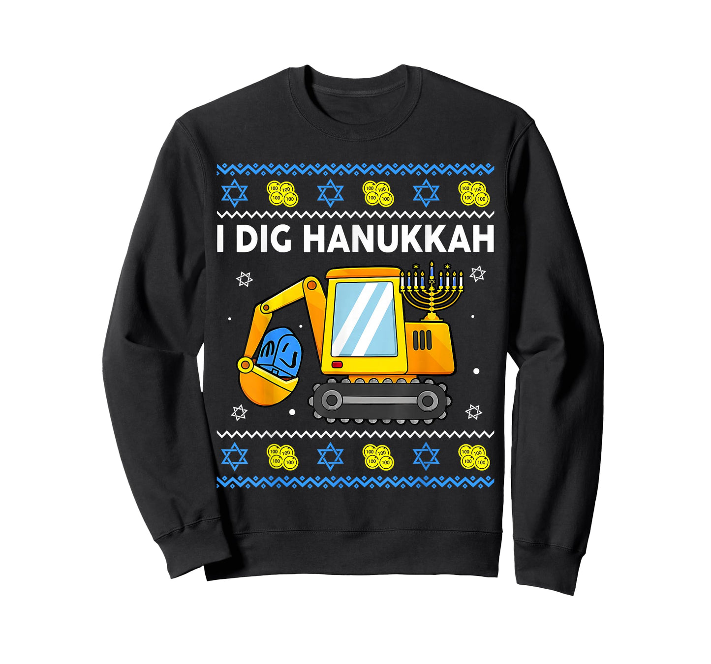 Kids I Dig Hanukkah Construction Toddler Hanukkah Boys T-Shirt