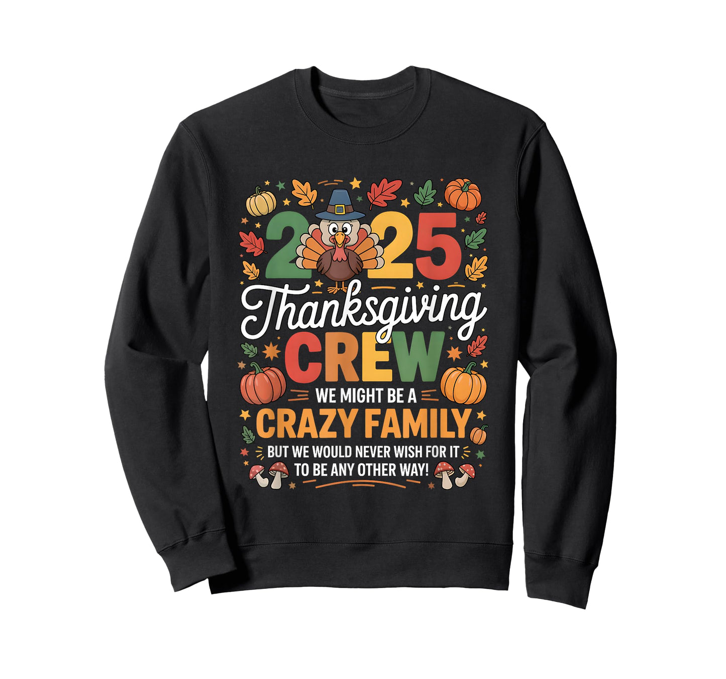 Thanksgiving Family Matching Turkey Reunion 2025 Thankful T-Shirt