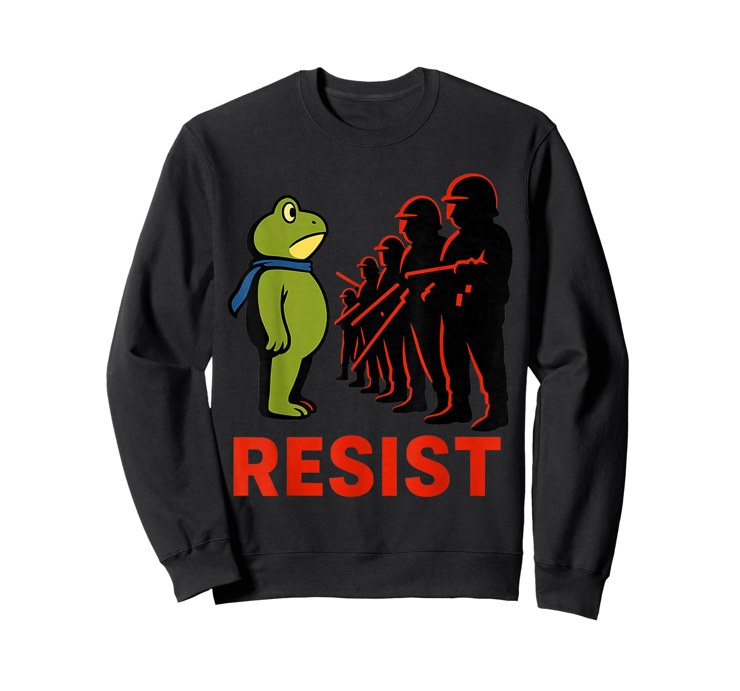 Retro Vintage Portland Frog Protest Funny Frog Resist 2025 T-Shirt