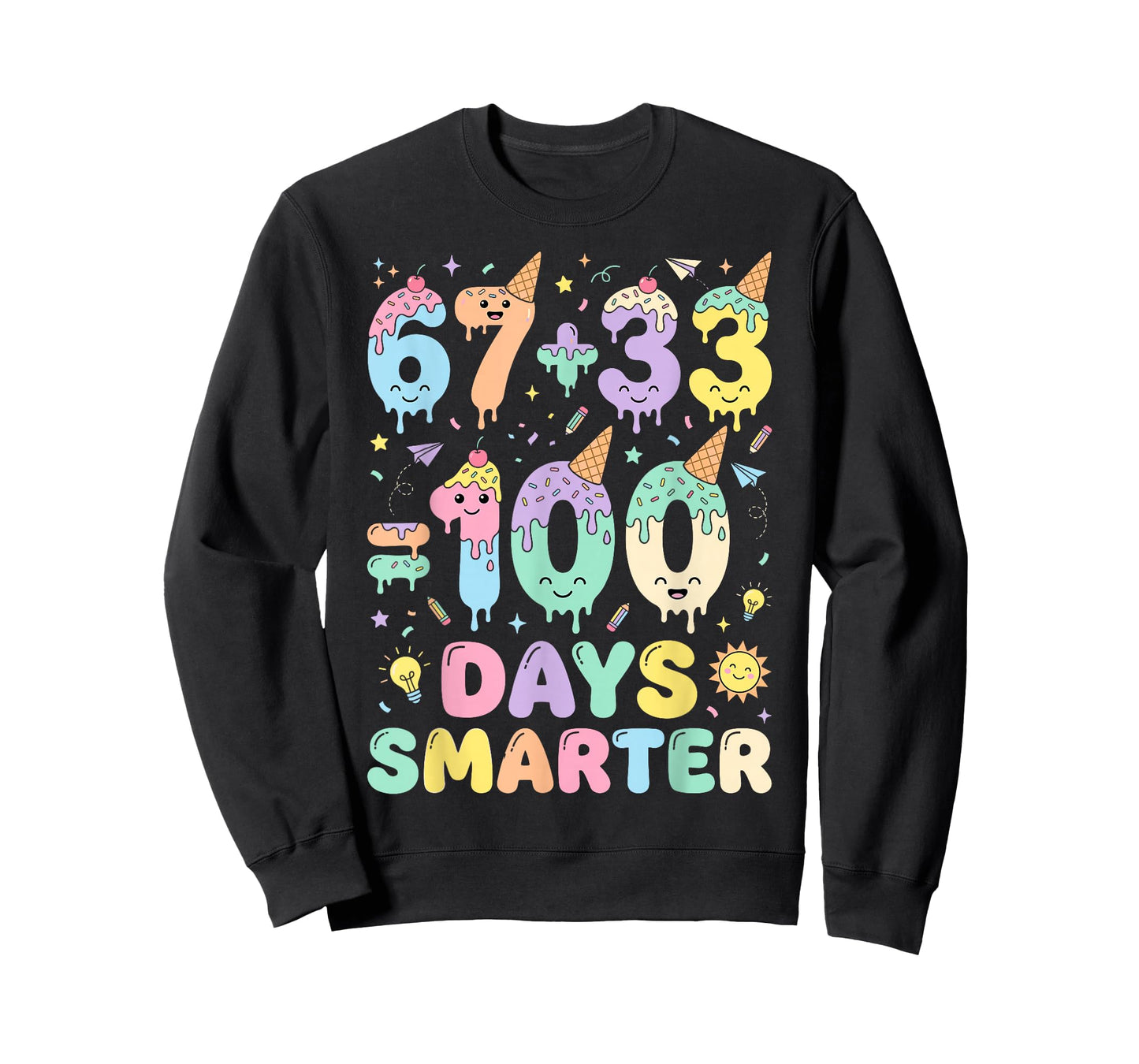 Funny 100th Day of School 67 Meme 100 Days Smarter Boys Girl T-Shirt
