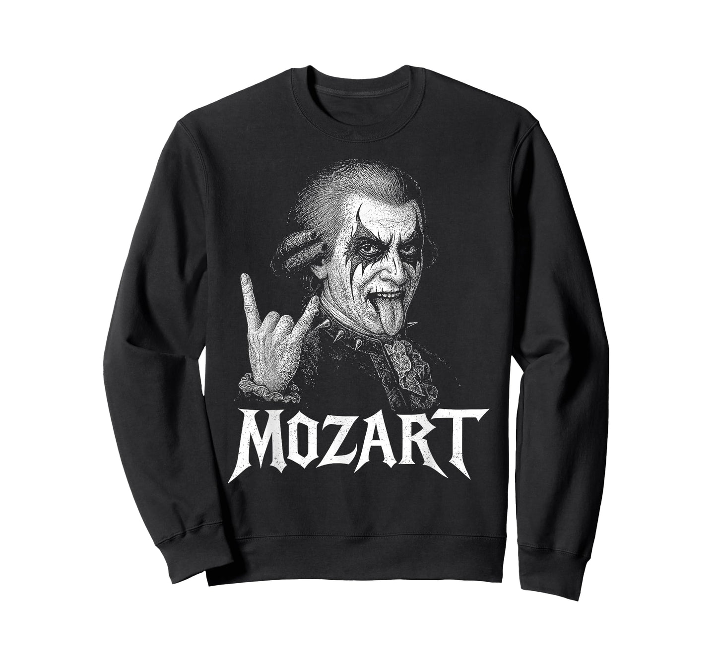 Classical Composer Mozart Music Death Metal Corpse Paint T-Shirt