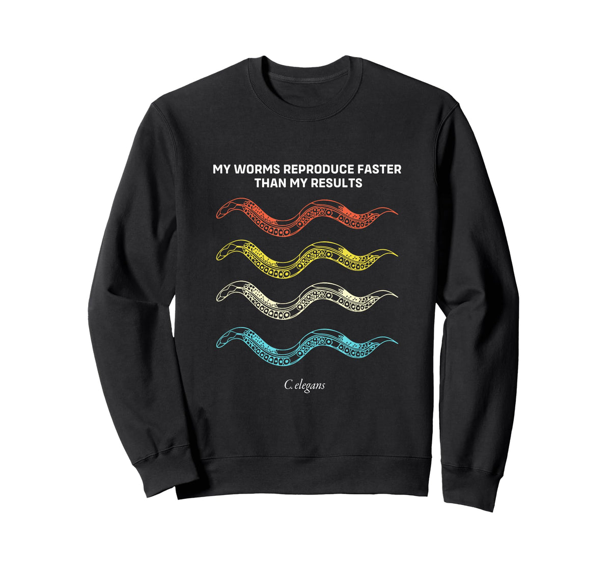 Retro C Elegans My Worms Reproduce Bacteria Biology T-Shirt