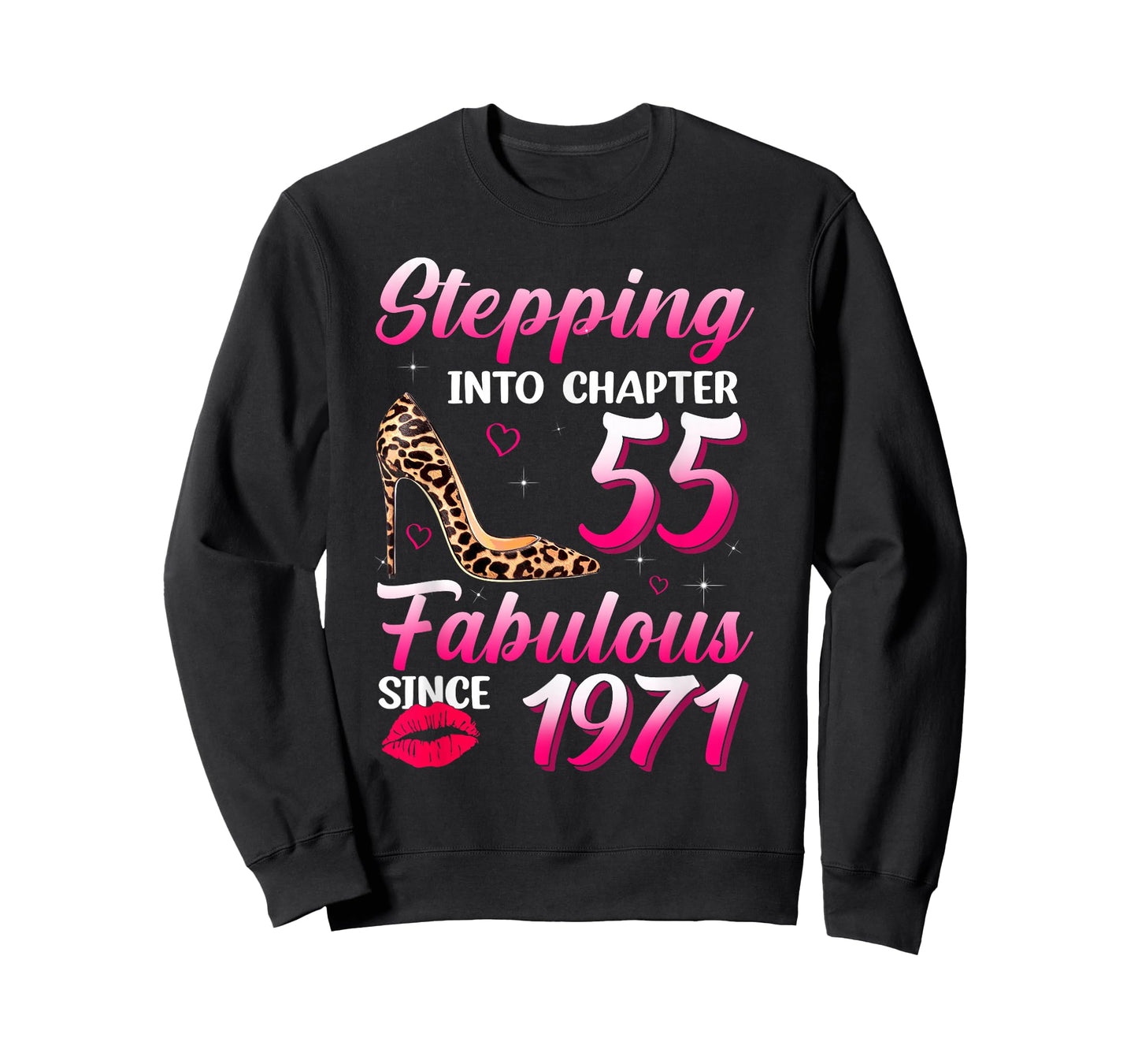 Stepping Into Chapter 55 Fabulous Since 1971 55th Birthday T-Shirt