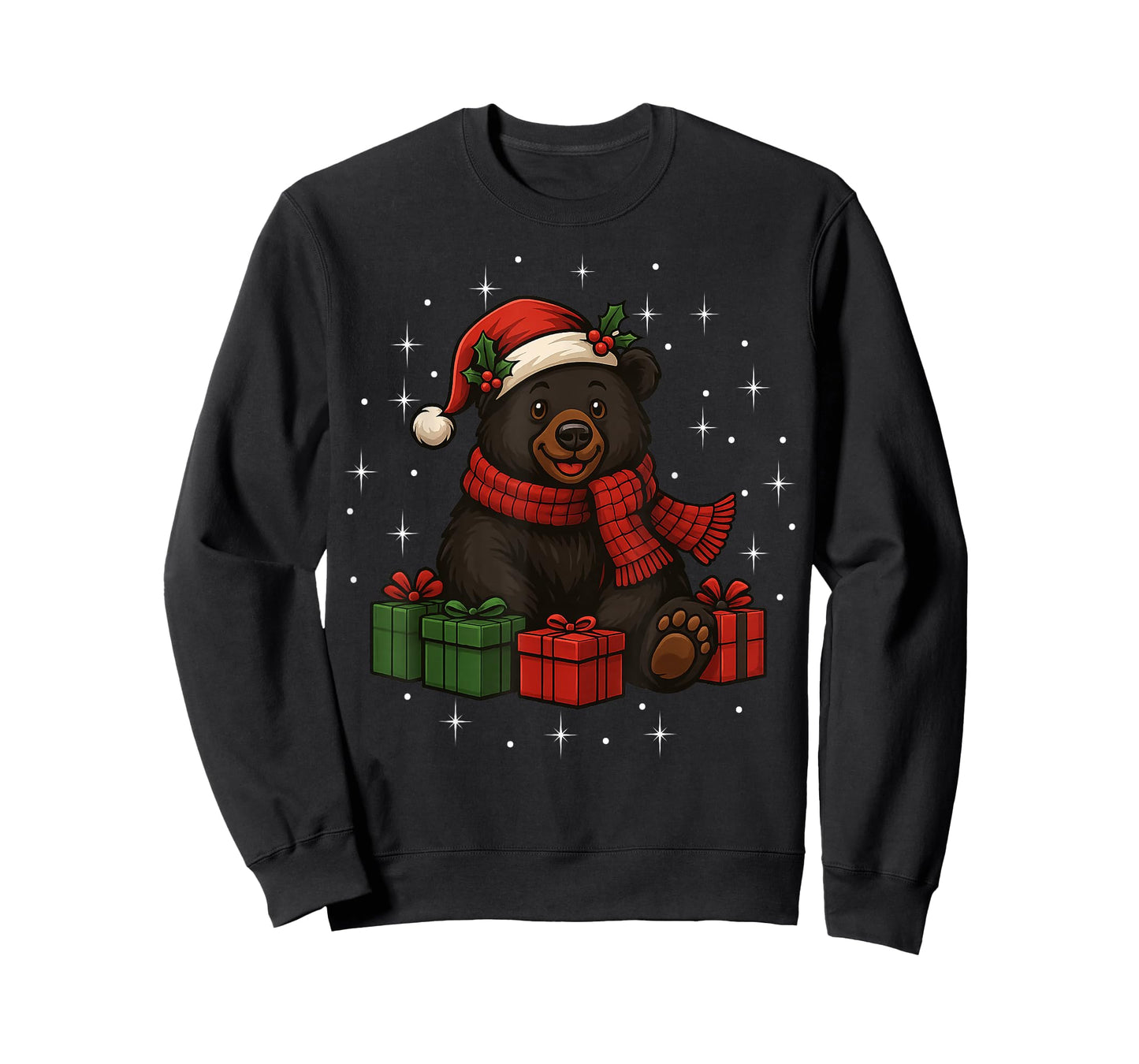 Funny Bear Christmas PJ Pajama Men Women Kids PJS for Family T-Shirt