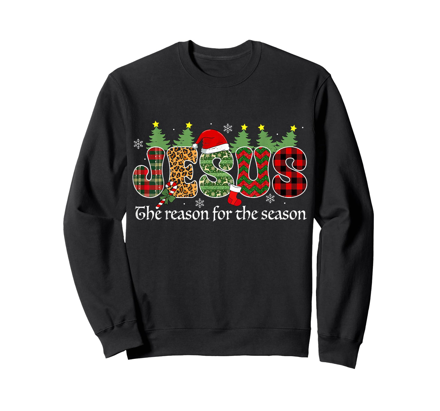 Xmas Jesus is The Reason for The Season Christmas Christian T-Shirt