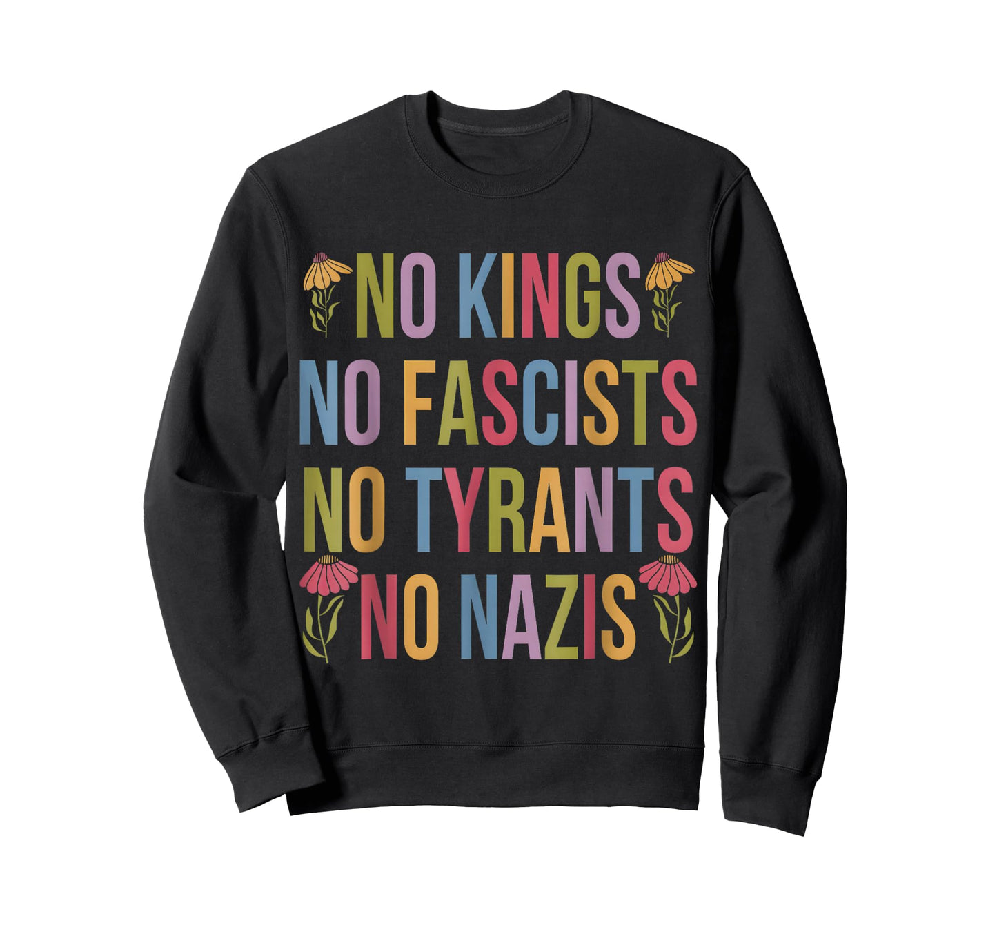 No Kings Patriotic Men Women Liberty T-Shirt T-Shirt