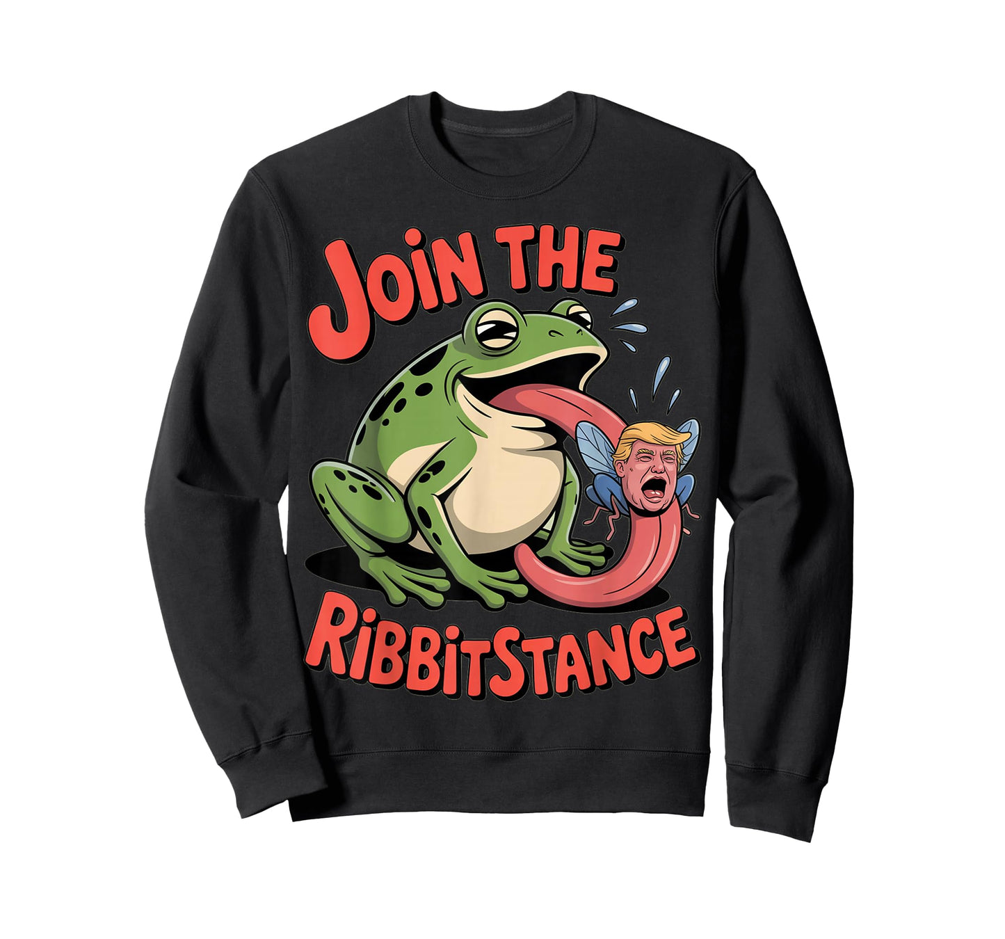 Resistance Frog Funny No Kings Protest Resist Ribbitstance T-Shirt