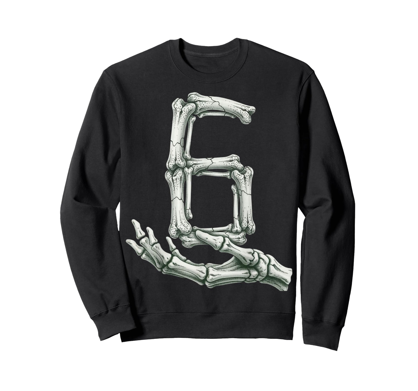 6 7 Halloween Skeleton Funny 67 Meme Gen Alpha Six Seven 6 T-Shirt