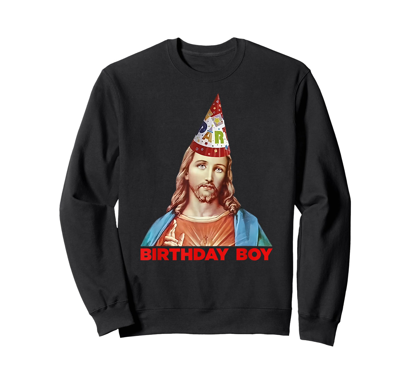 Birthday boy Jesus Funny Christmas Party hat T-Shirt