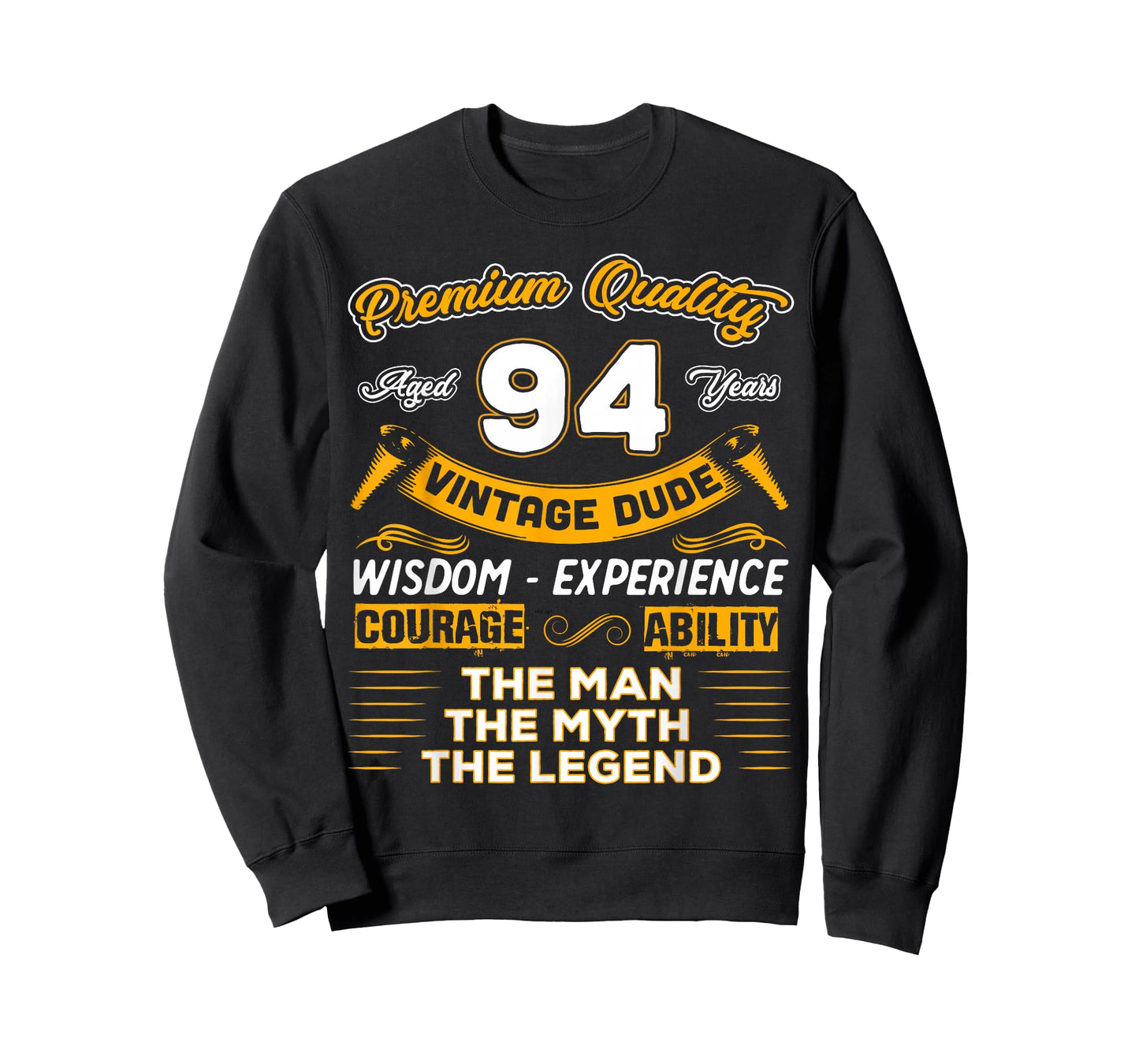 Vintage Man Myth Legend 94th Birthday Gift for 94 Years Old T-Shirt