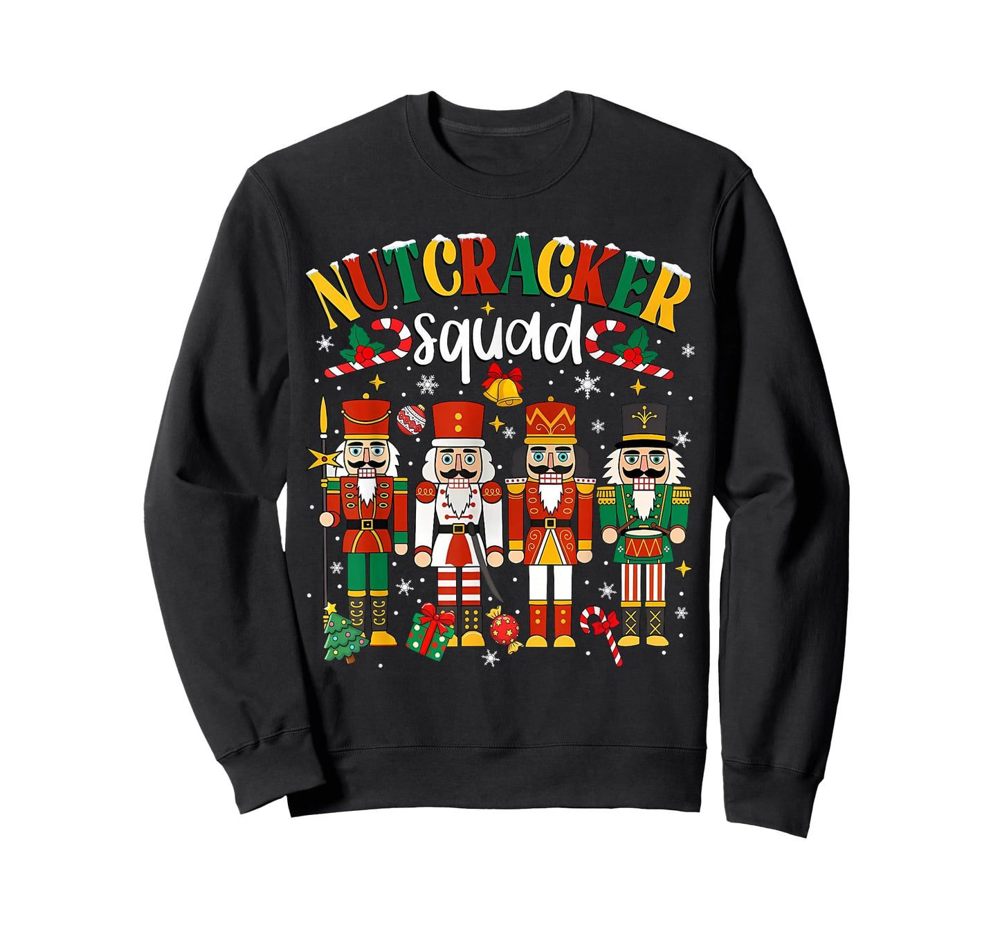 Christmas Nutcracker Squad Ballet Dance Women Kid Girls Xmas T-Shirt