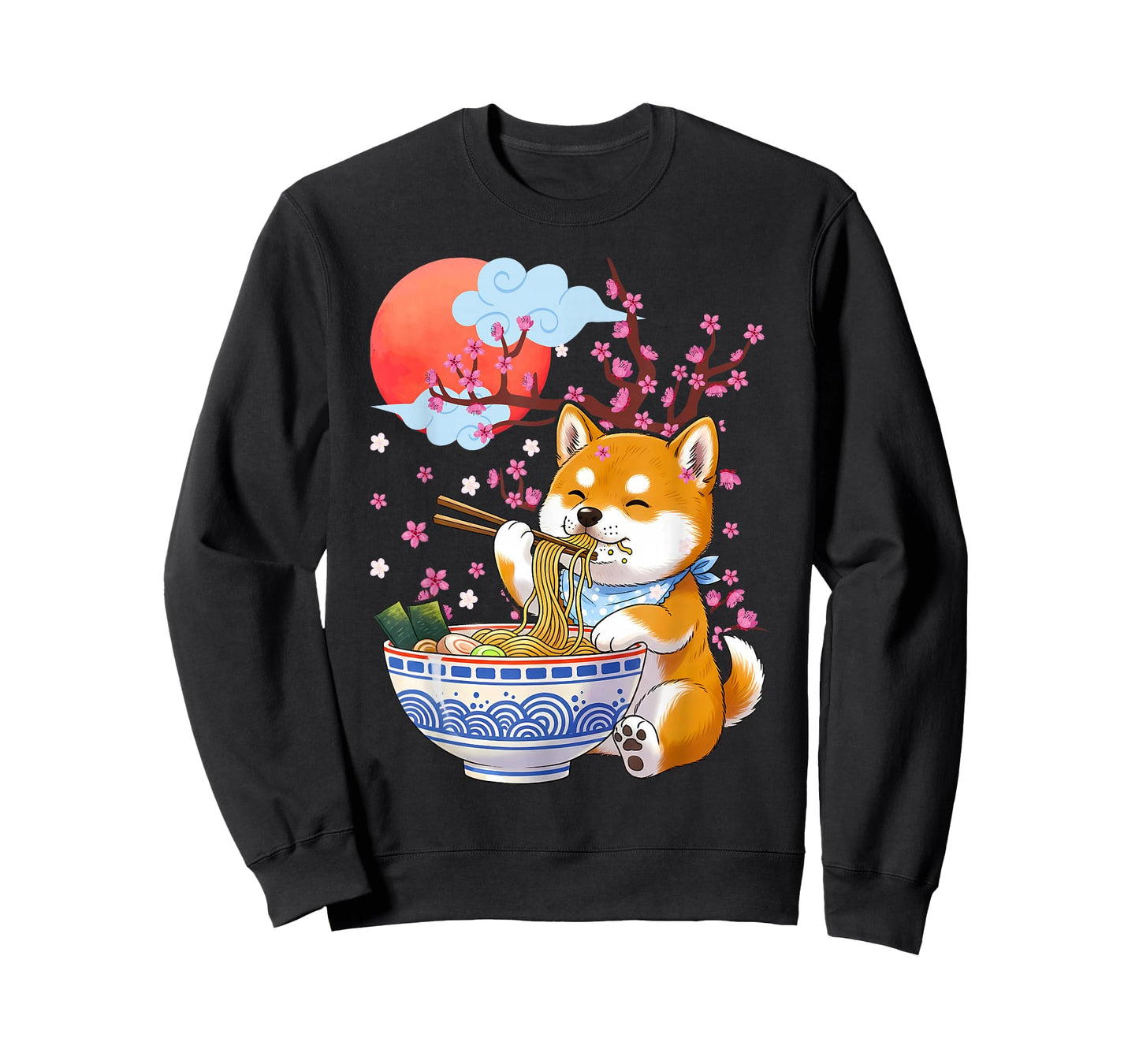 Shiba Inu Ramen Kawaii Dog Japanese Anime Teen Girl Kids T-Shirt