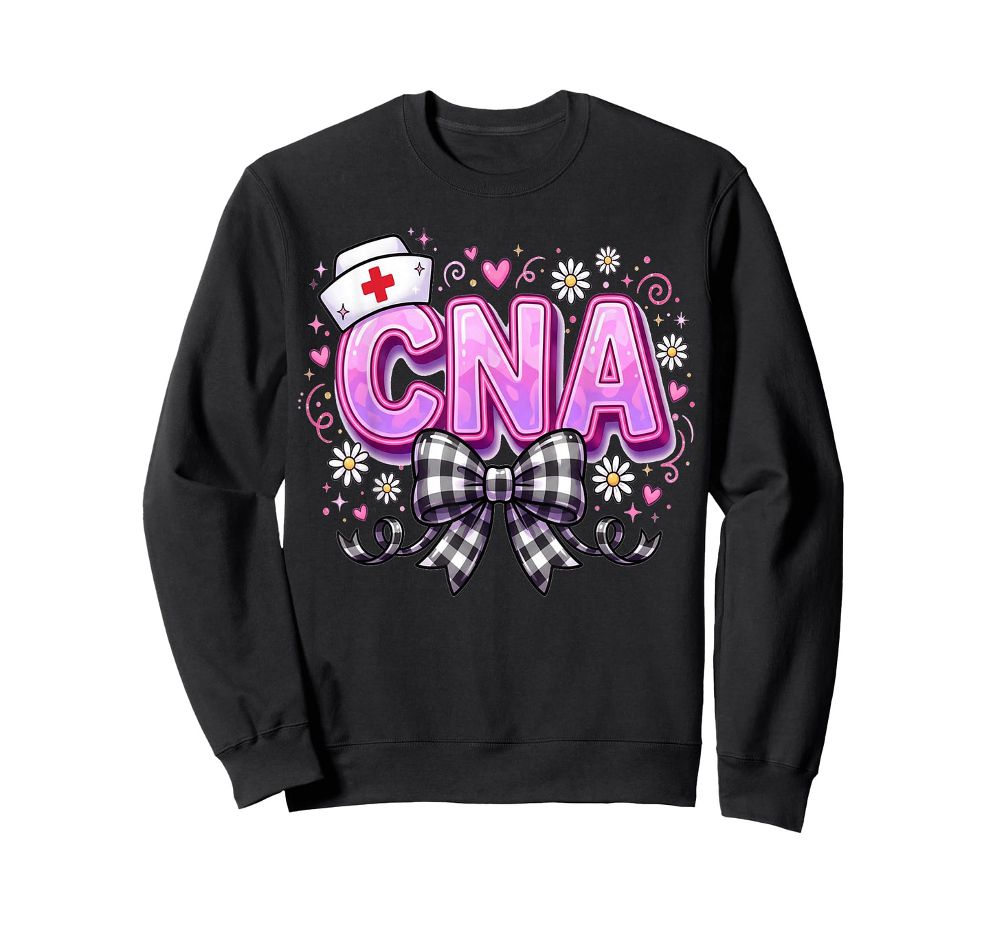 Hearts Certified Nursing Assistant Nurse CNA Valentines T-Shirt