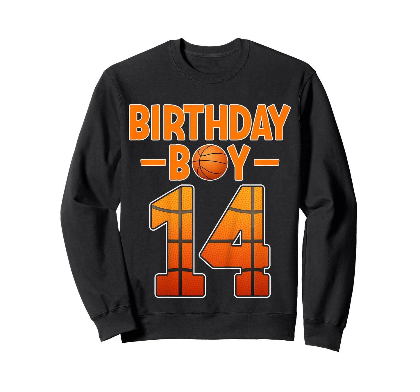 Kids 14 Years Old Basketball Player 14th Birthday Boy T-Shirt