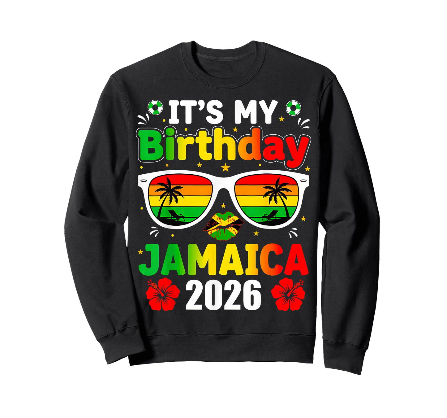 Jamaica Vacation 2026 Birthday Squad Family Trip Crew T-Shirt