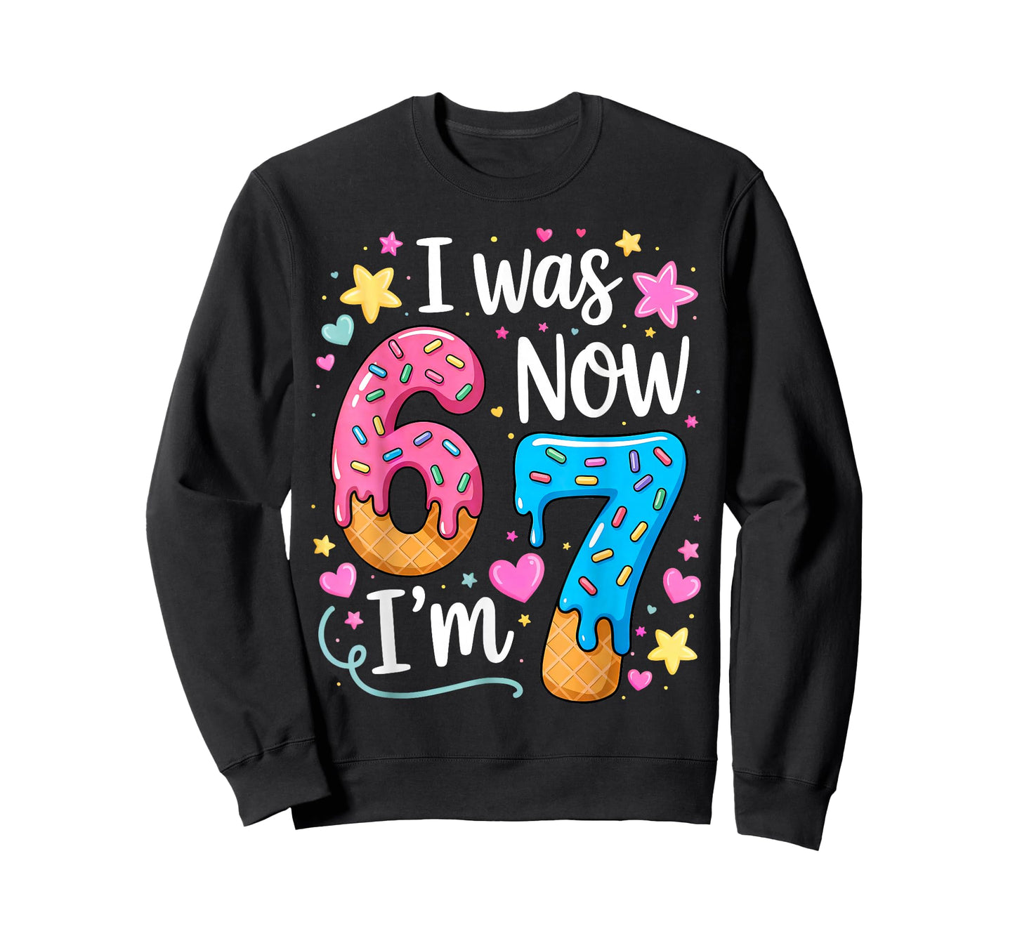 I was 6 Now I'm 7 Year Old Birthday Kids Boys Girls T-Shirt