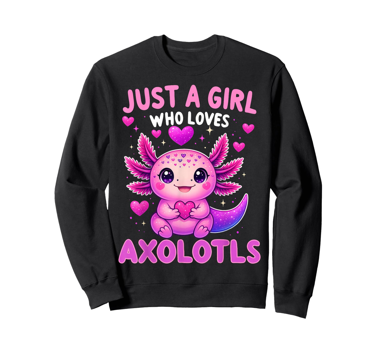 Axolotl Kawaii Just A Girl Who Loves Axolotls Girls Kids T-Shirt