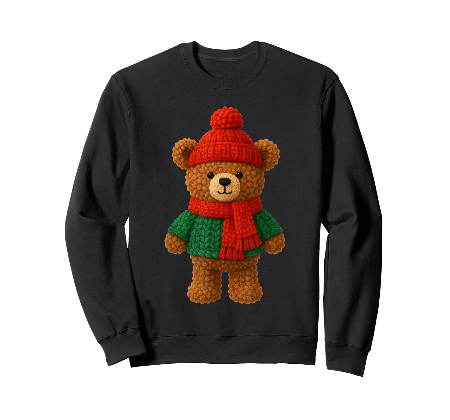 Cute Christmas Bear Winter Snow T-Shirt