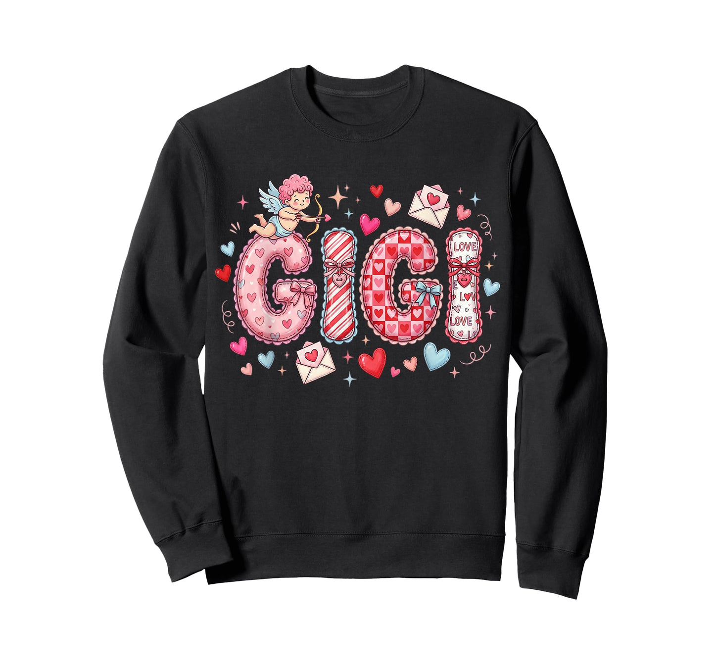 Mama Gifts Mother Love Granny Hearts Gigi Valentine Grandma T-Shirt