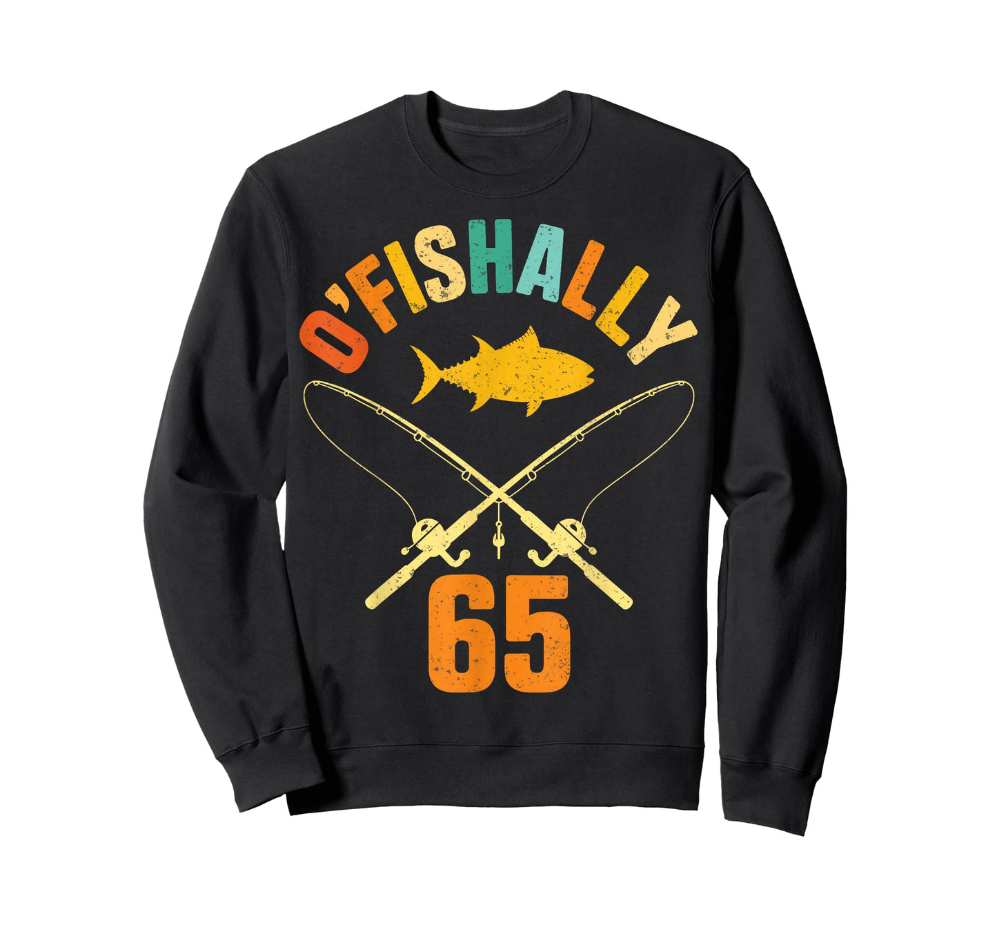 O-Fishally 65 Fisherman Fishing 65th Birthday Party T-Shirt