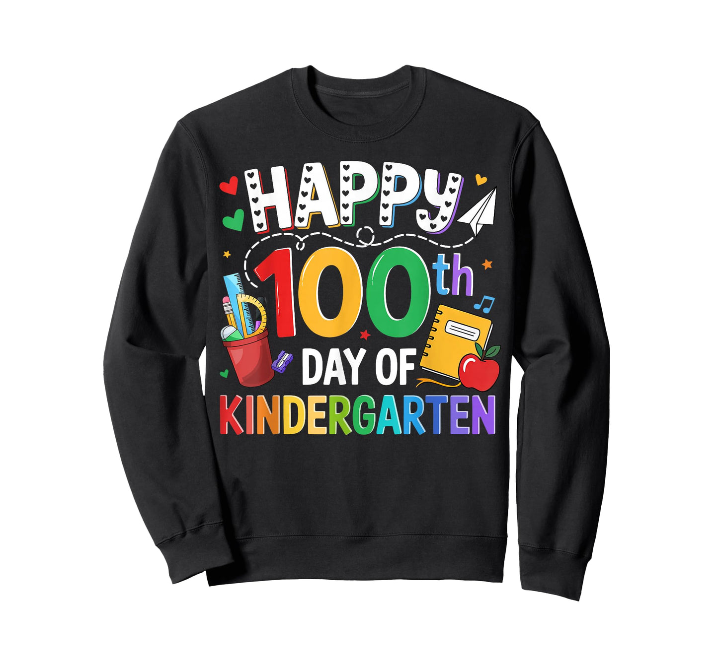 100 Days of Kindergarten Teacher Happy 100th Day of School T-Shirt