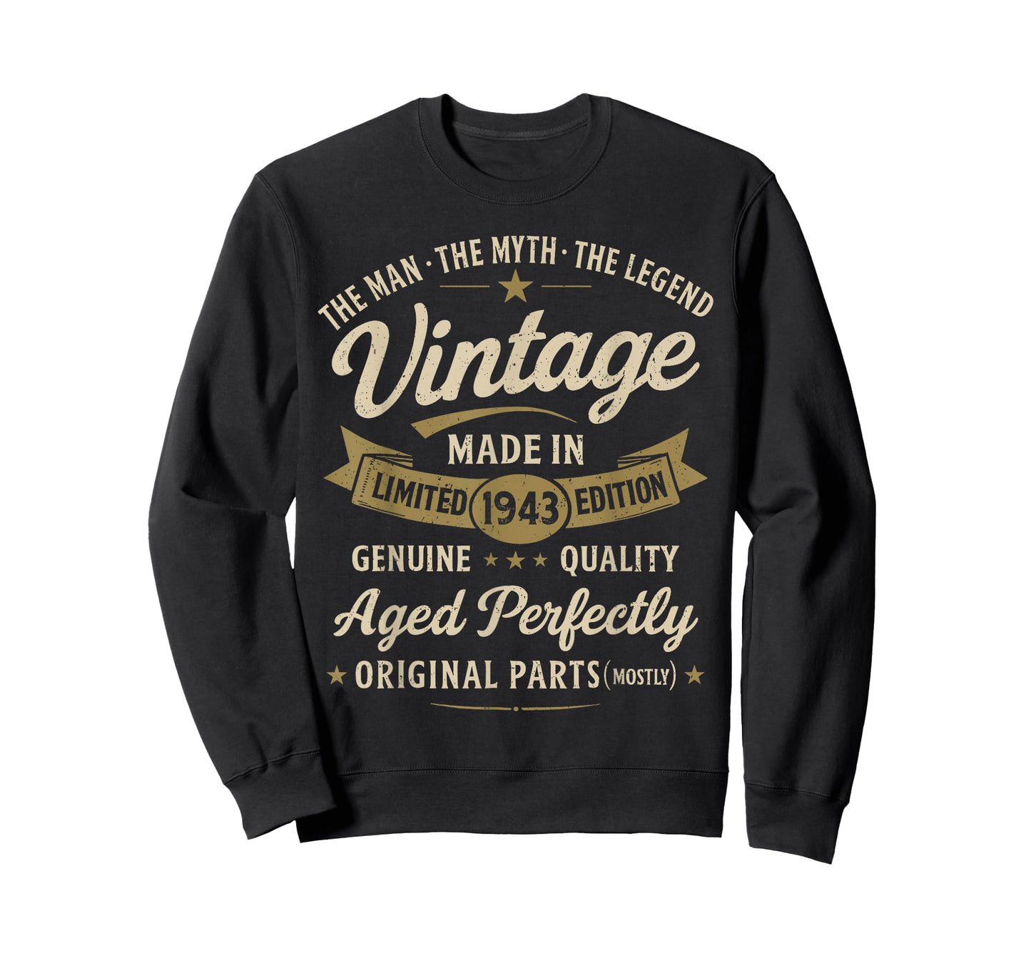 83rd Birthday Gift Vintage 1943 Men Funny 83 Years Old 1943 T-Shirt