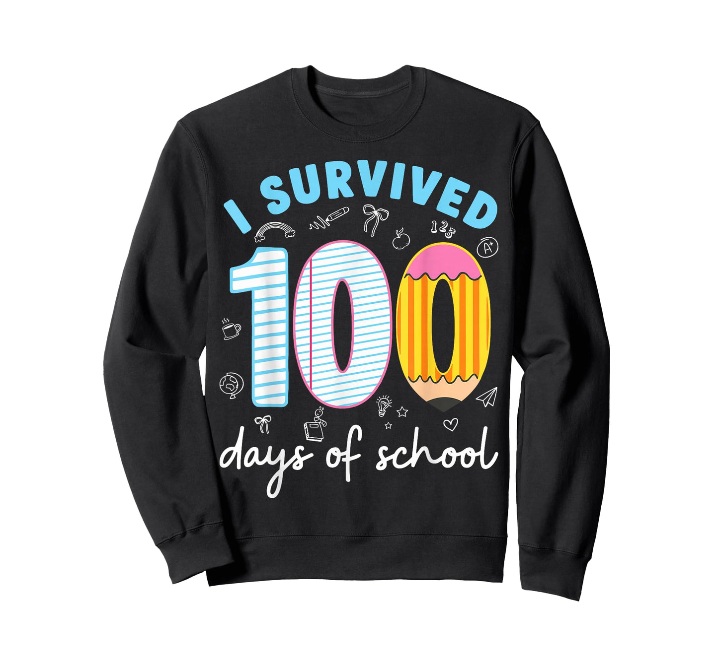 I Survived 100 Days of School Funny Meme Teacher Student T-Shirt