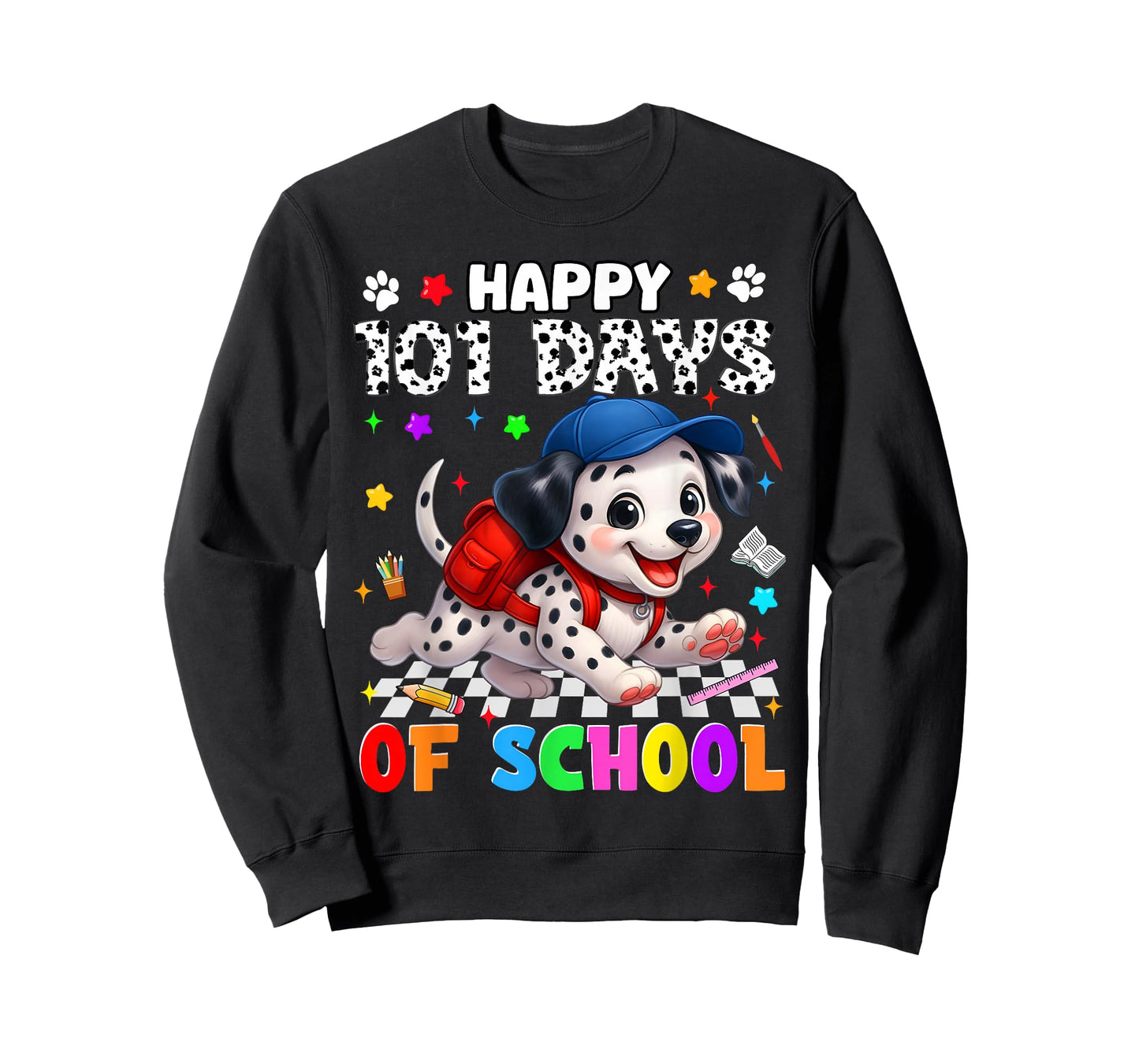 Happy 101 Days of School Dog 100th Day Teacher Boy T-Shirt