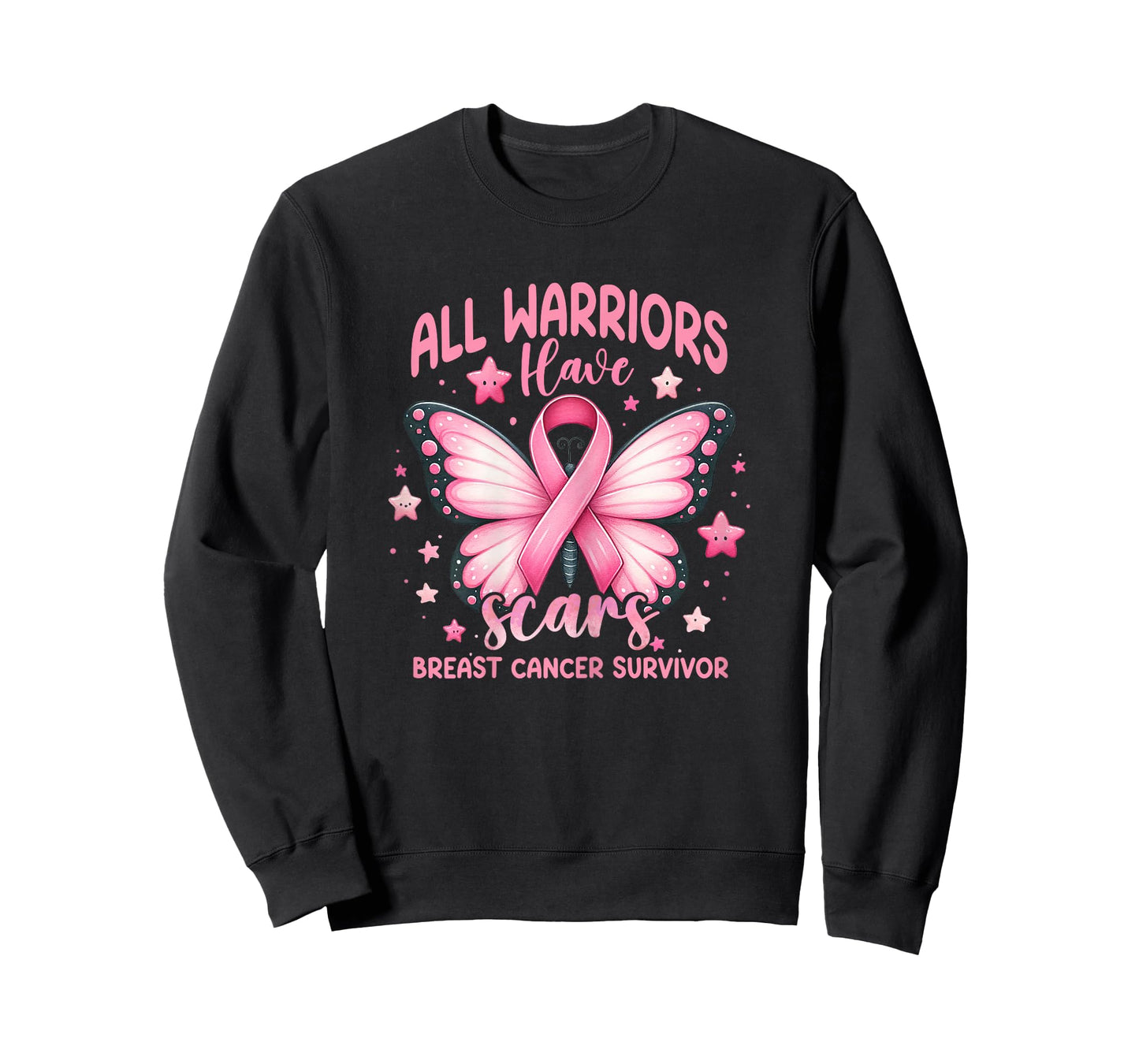 Dressed in Pink Breast Cancer Awareness Warrior in Pink T-Shirt