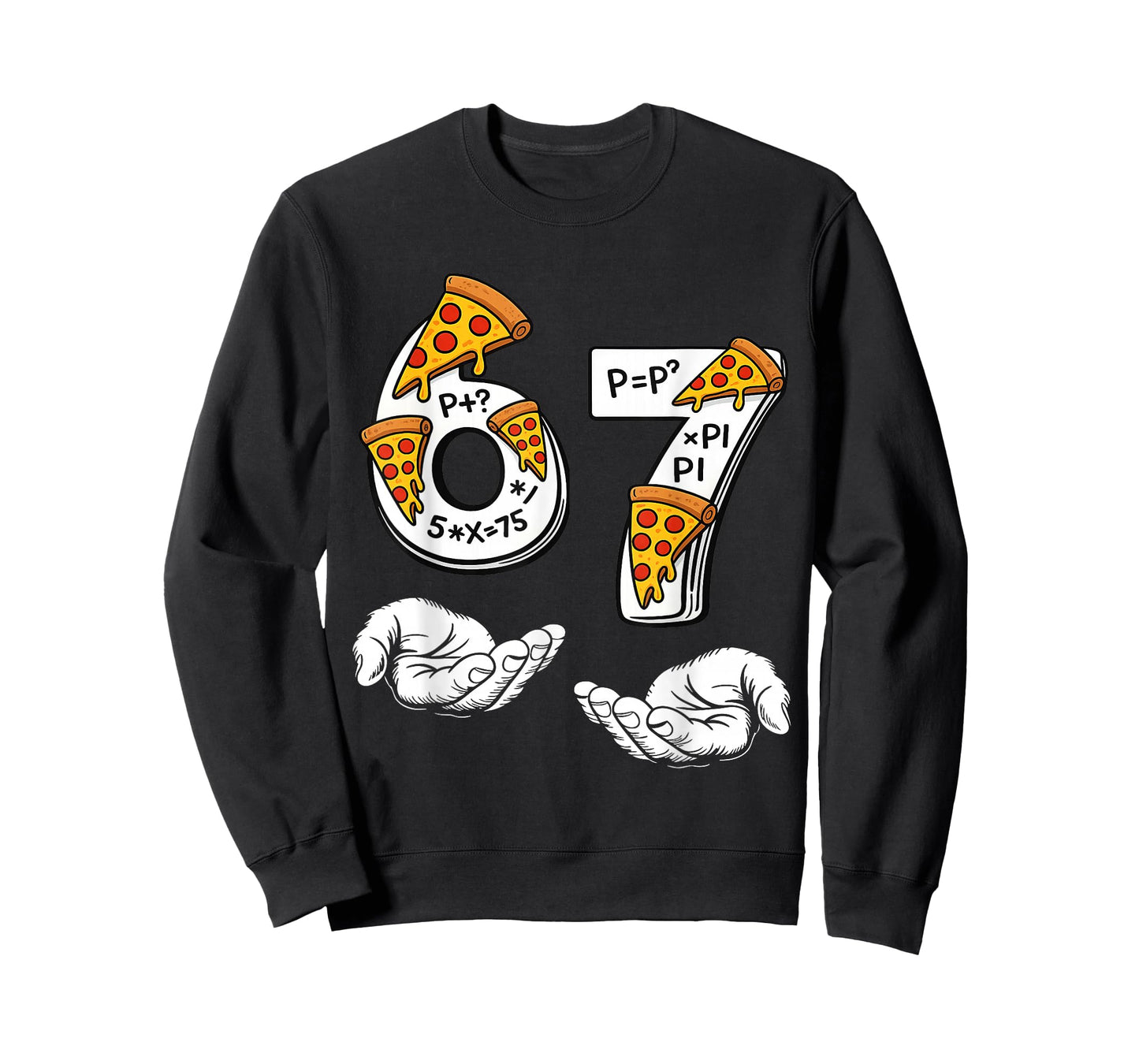 Math Teacher pi Pizza Planet six Seven 6 7 Shirt for Kids T-Shirt
