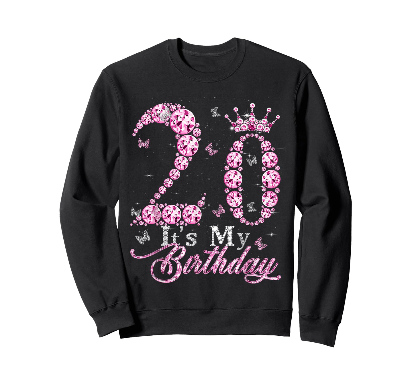 It's My 20th Birthday Queen Diamond Crown 20 Year Old Women T-Shirt