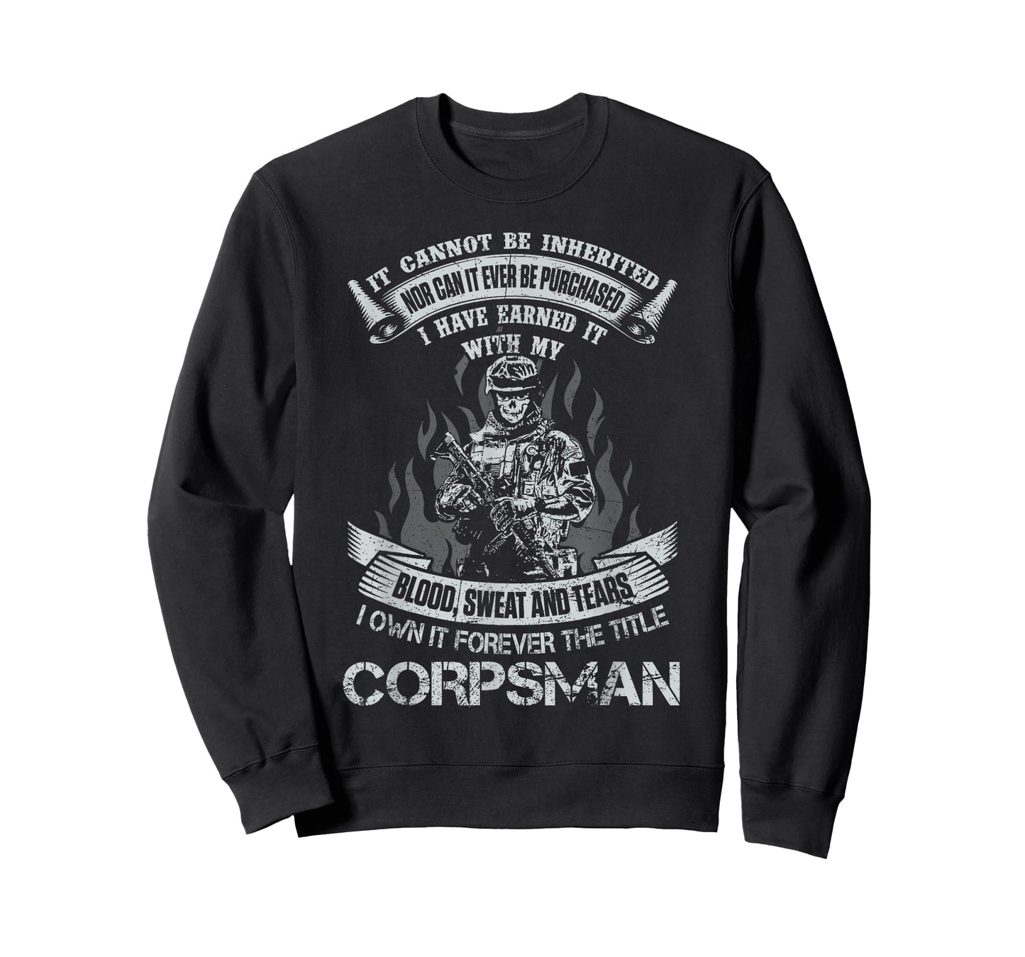 Own Forever The Title Hospital Corpsman US Military Veteran T-Shirt