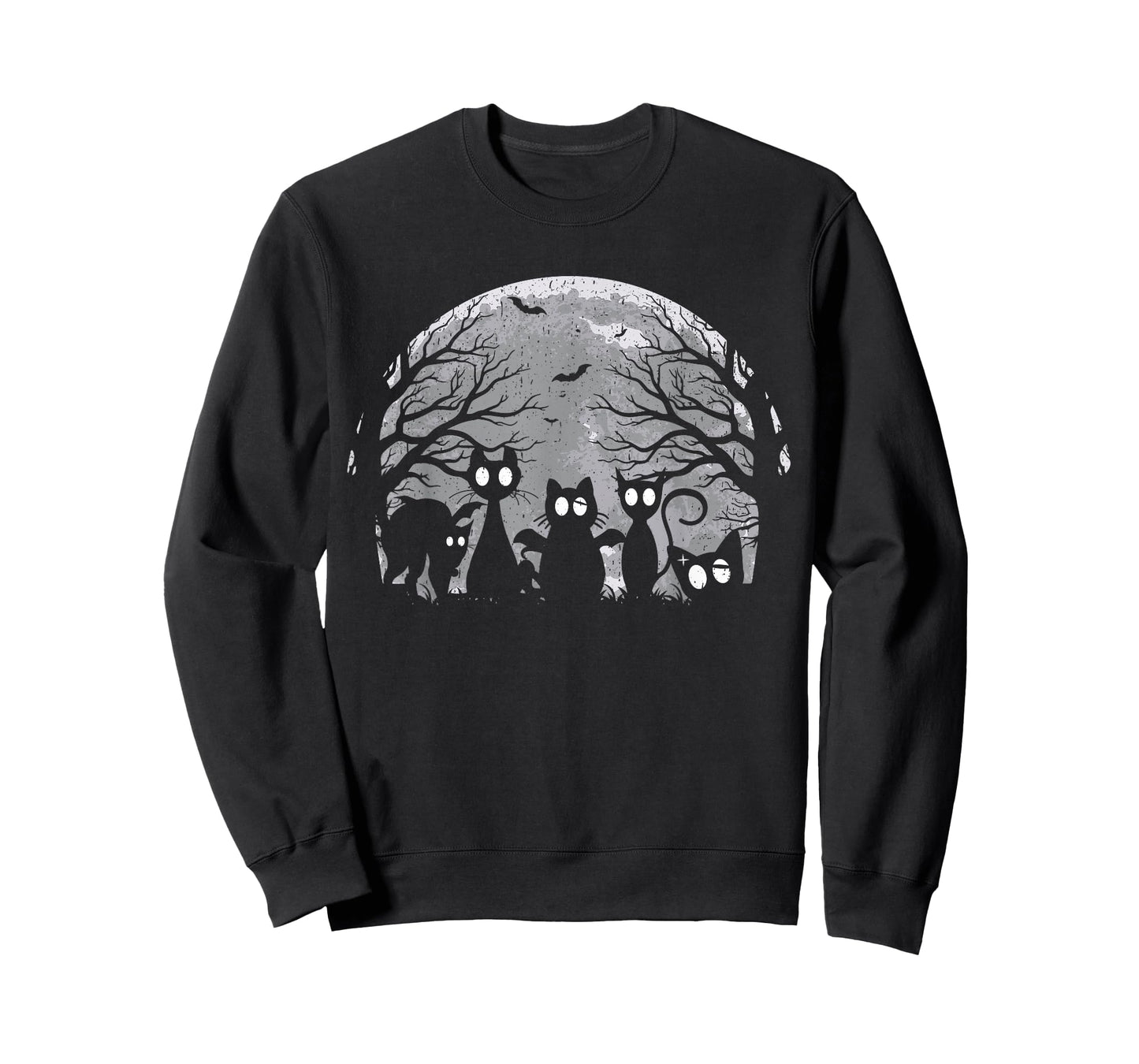 Creepy Cute Cats Alt Goth Grunge Horror Aesthetic Gothic T-Shirt