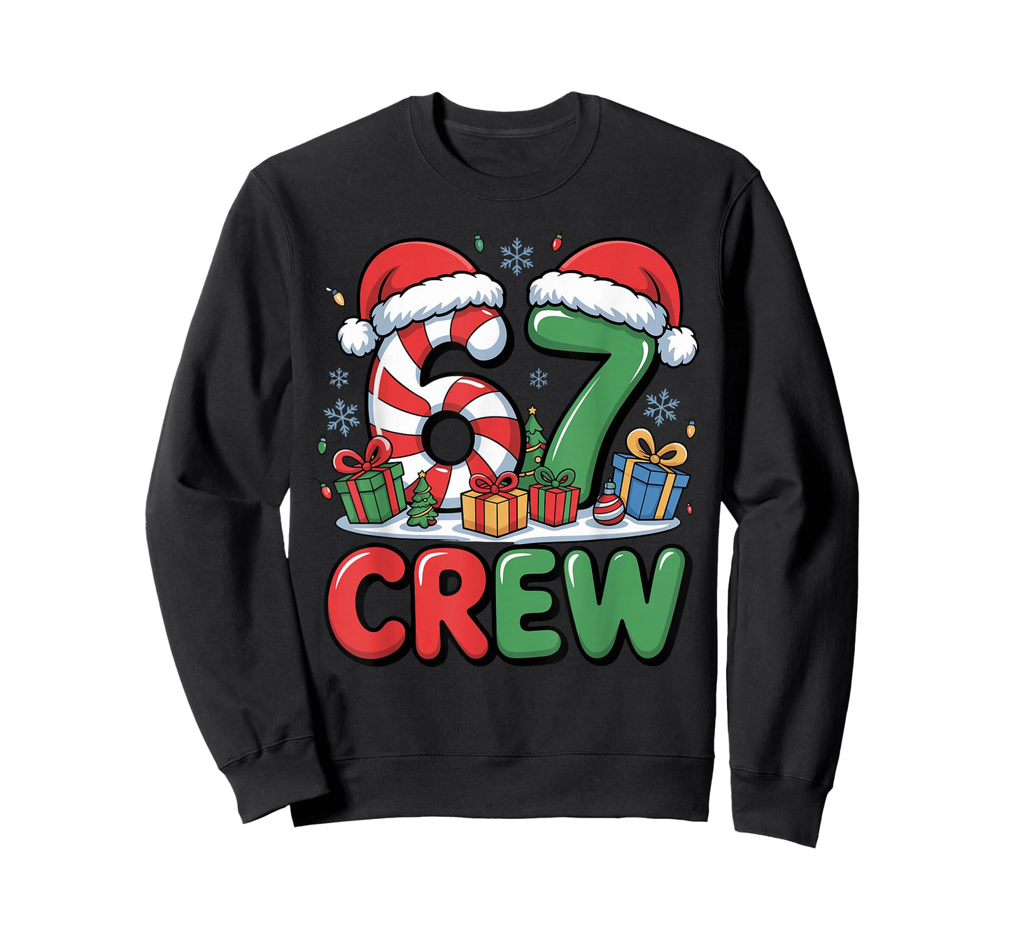 67 Meme Six Seven Funny Christmas Women Men Boys Girls Kids T-Shirt