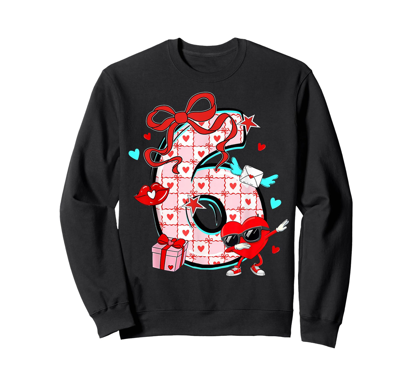 Valentine 67 Six Seven Meme Dabbing Hearts Matching Couple T-Shirt