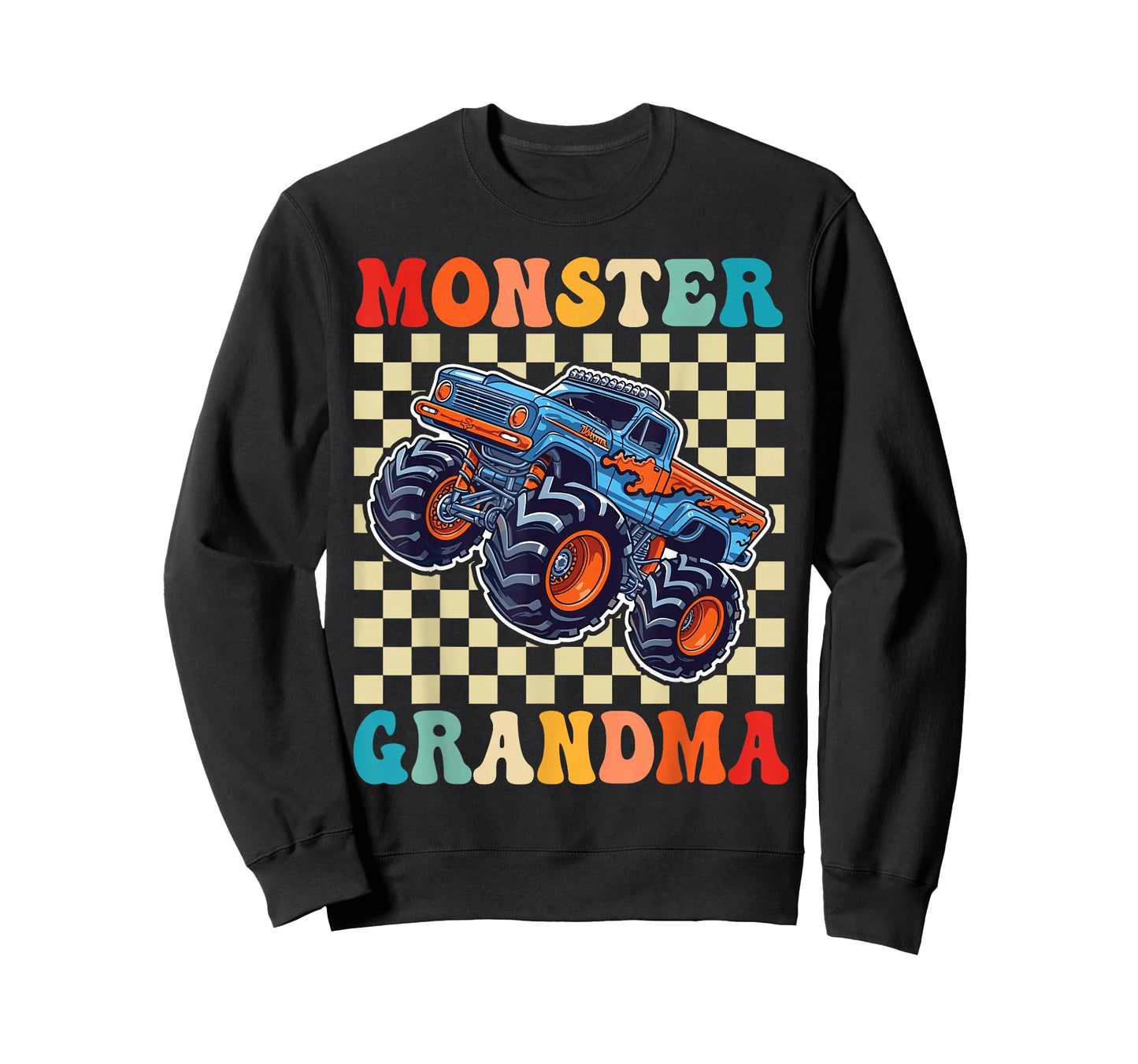 Monster Truck Grandma Family Matching Monster Trucks T-Shirt