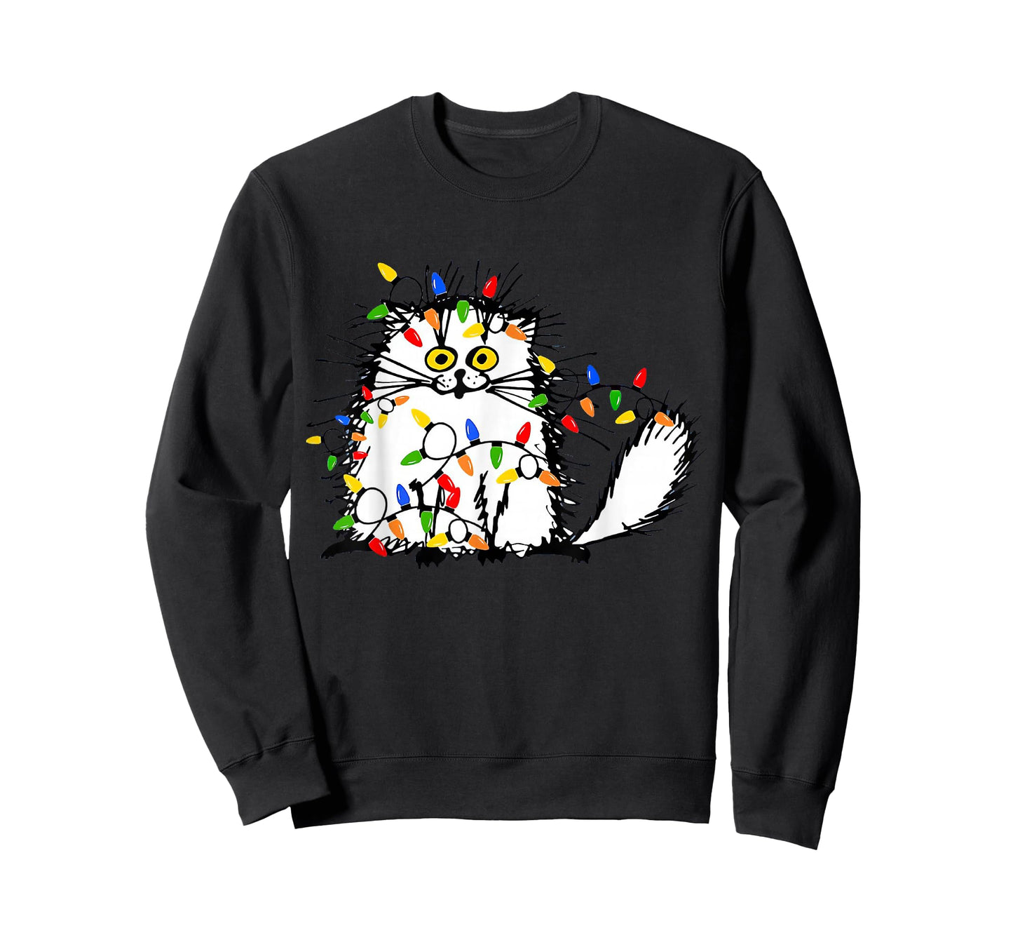 Cute Funny Animal Cat Lover cat dad cat mom Christmas T-Shirt