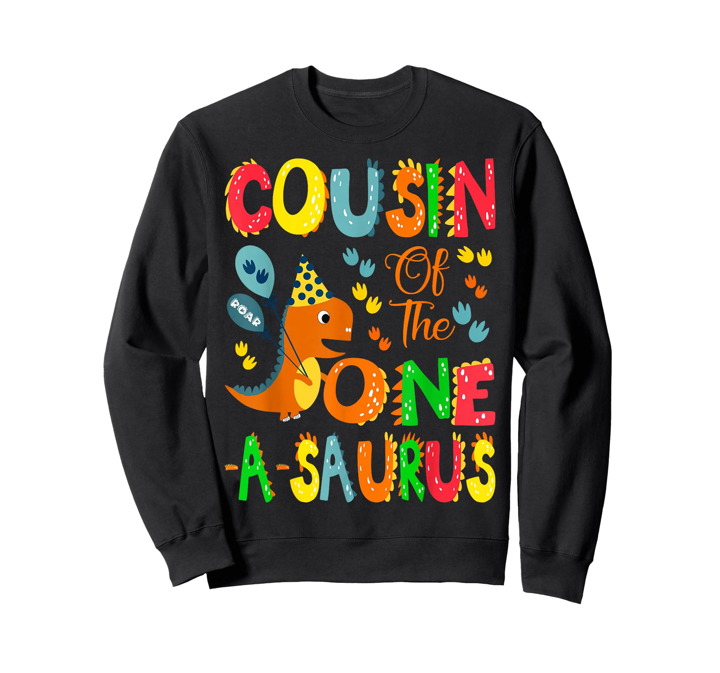 Cousin of The One-A-Saurus 1st Birthday Boy Dinosaur Lover T-Shirt