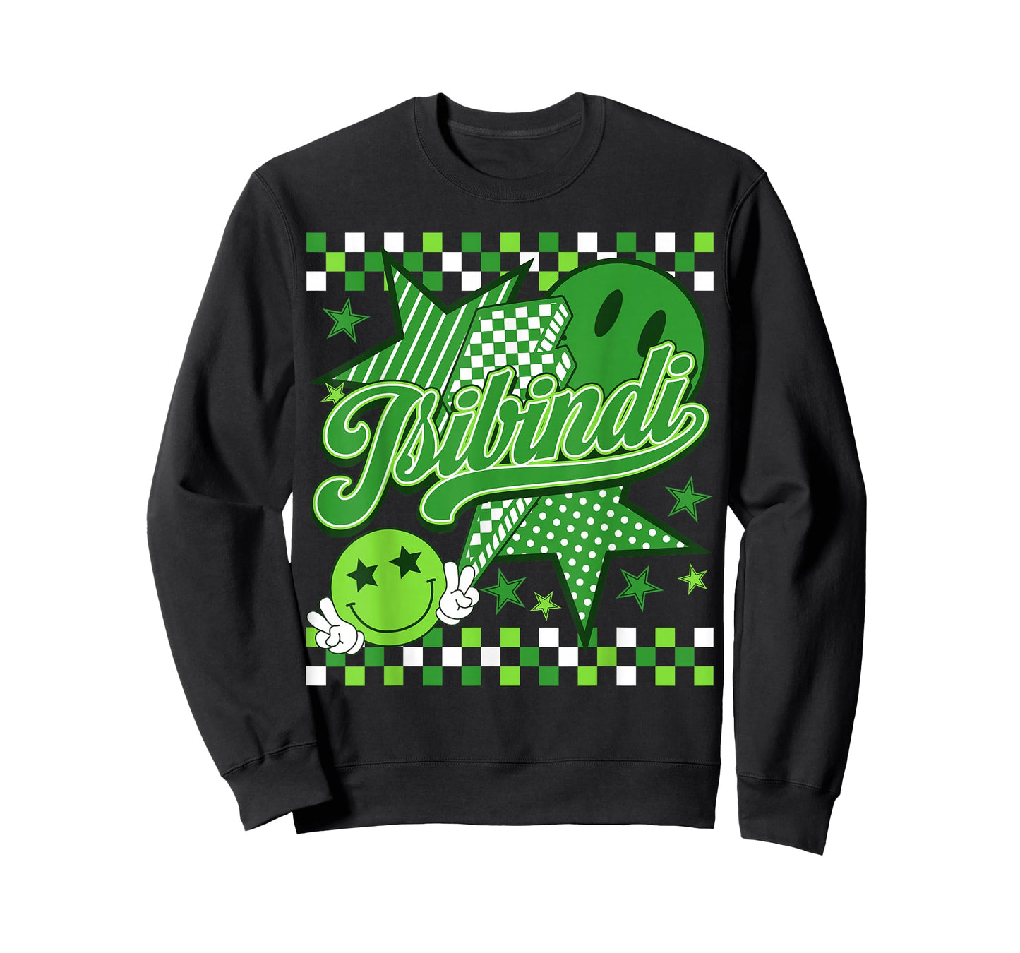 Team Isibindi Checkered Retro School Spirit House Day T-Shirt